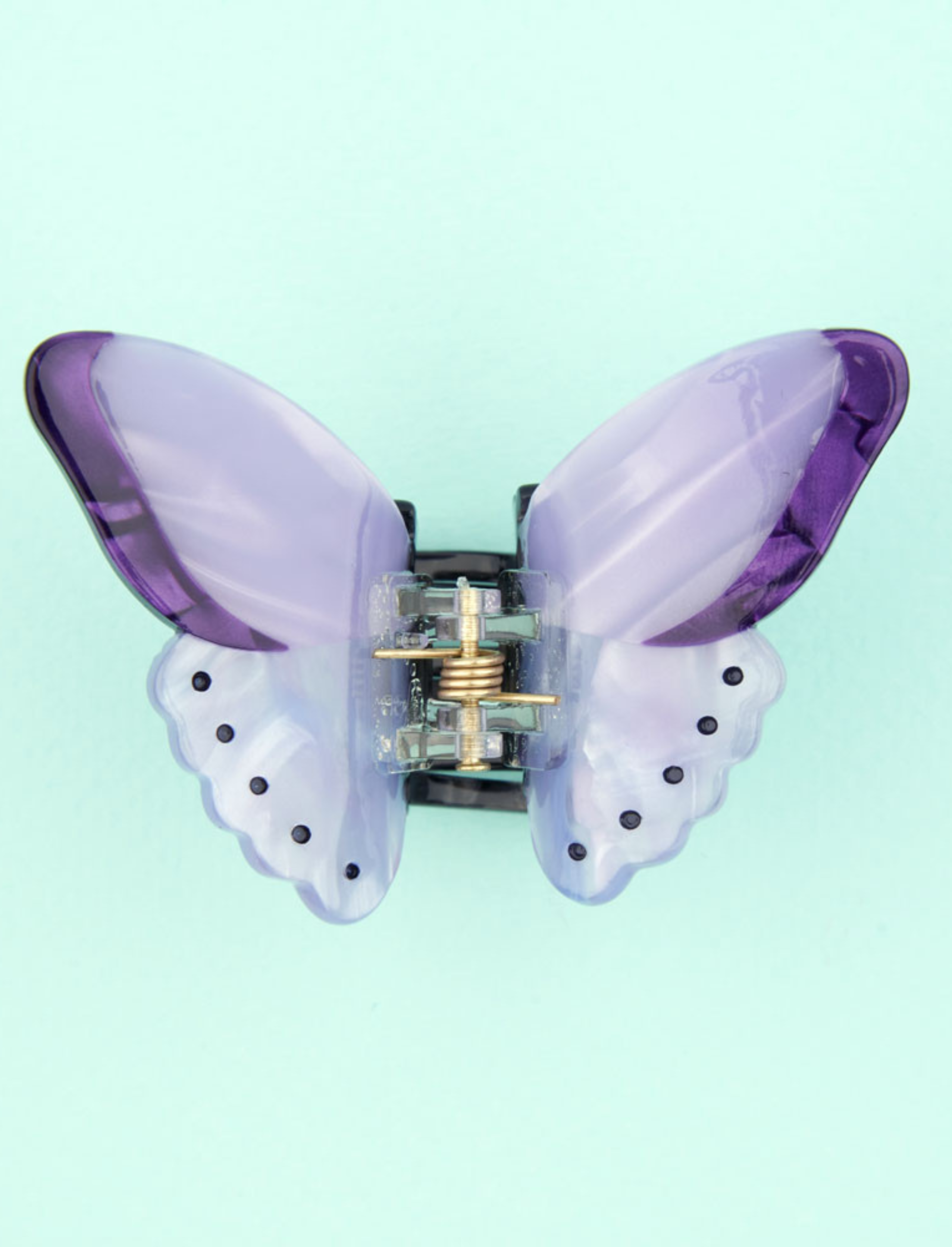 מיני קליפס לשיער Purple Butterfly