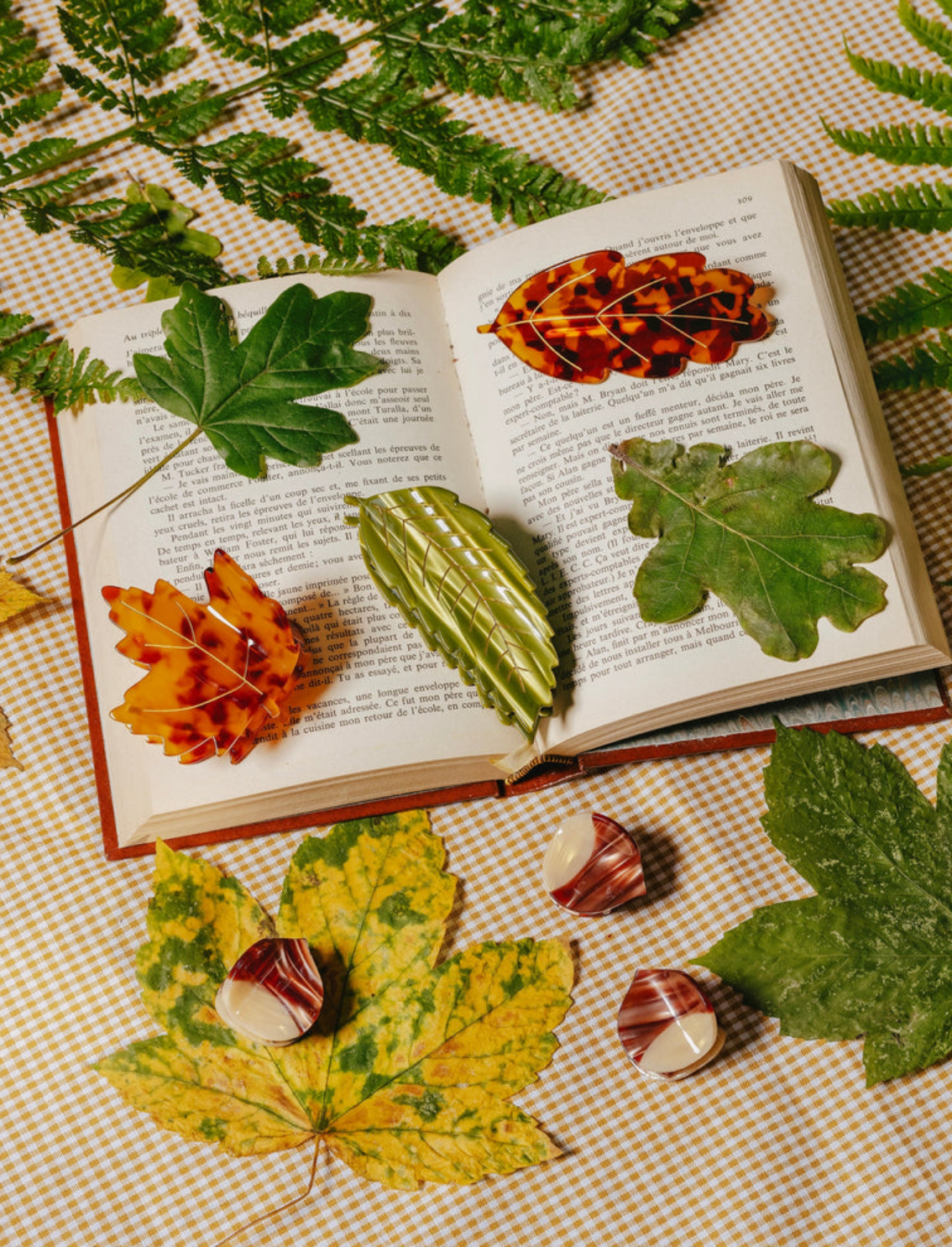 קליפס לשיער Maple Leaf