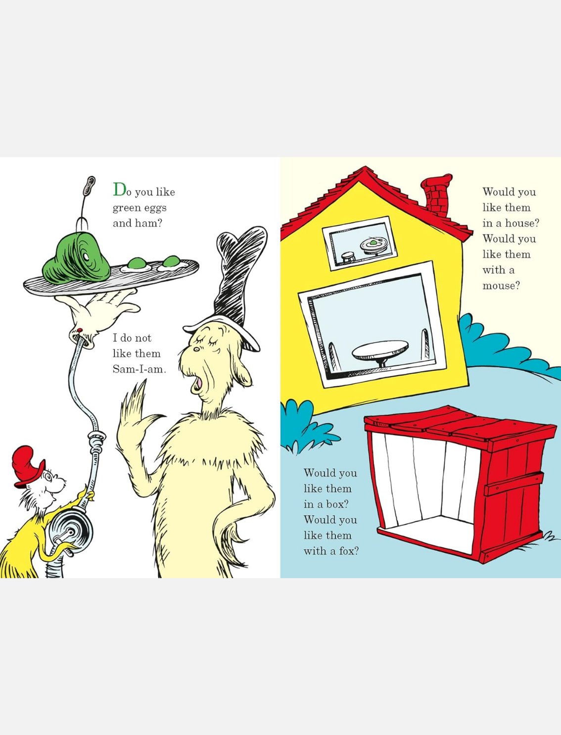 ספר מגנטים Green Eggs and Ham