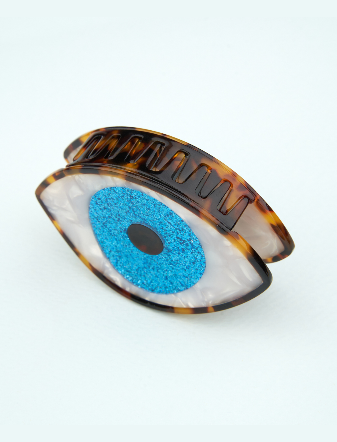 קליפס לשיער Glittery Blue Eye