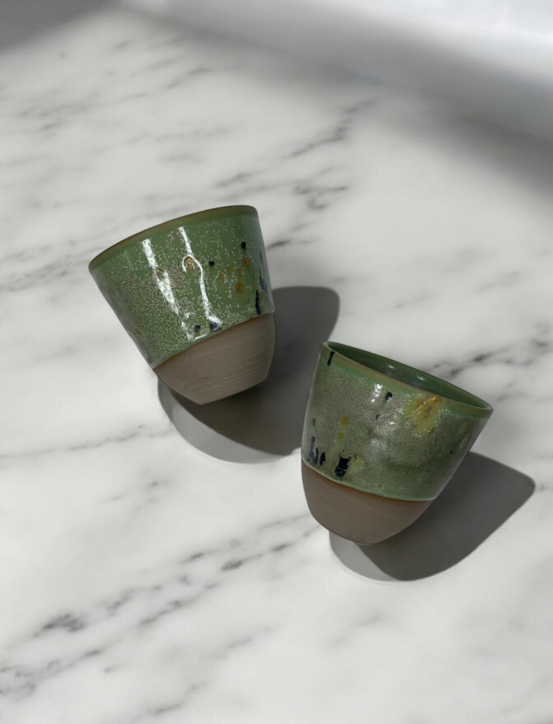 זוג כוסות אספרסו Green