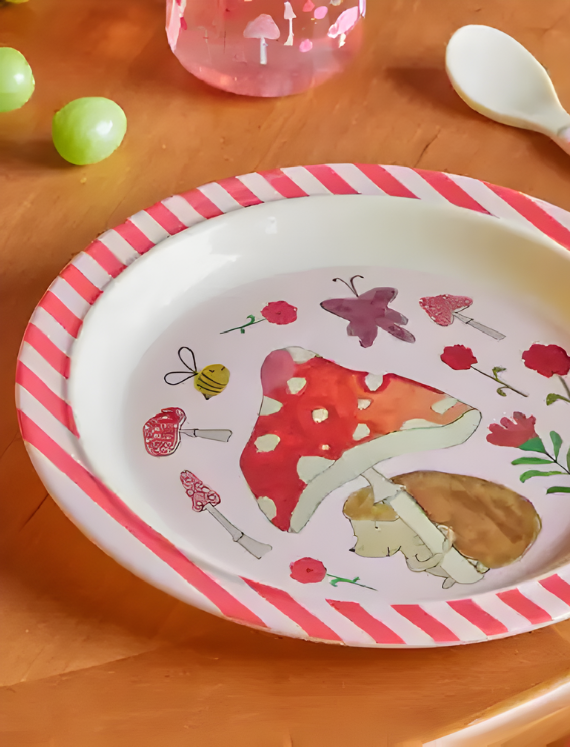 צלחת מלמין Red Forest