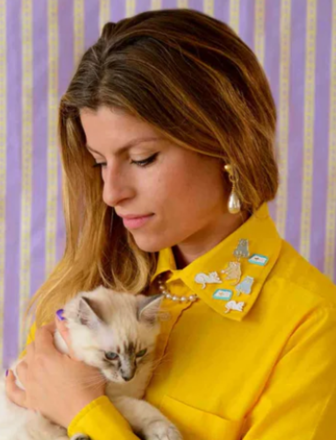 סיכת דש Pacha Cat