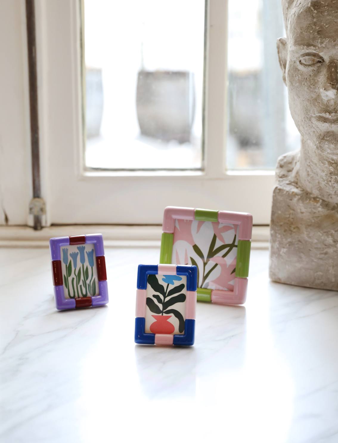 Almost Perfect - מסגרת לתמונה בעבודת יד Rift Pink