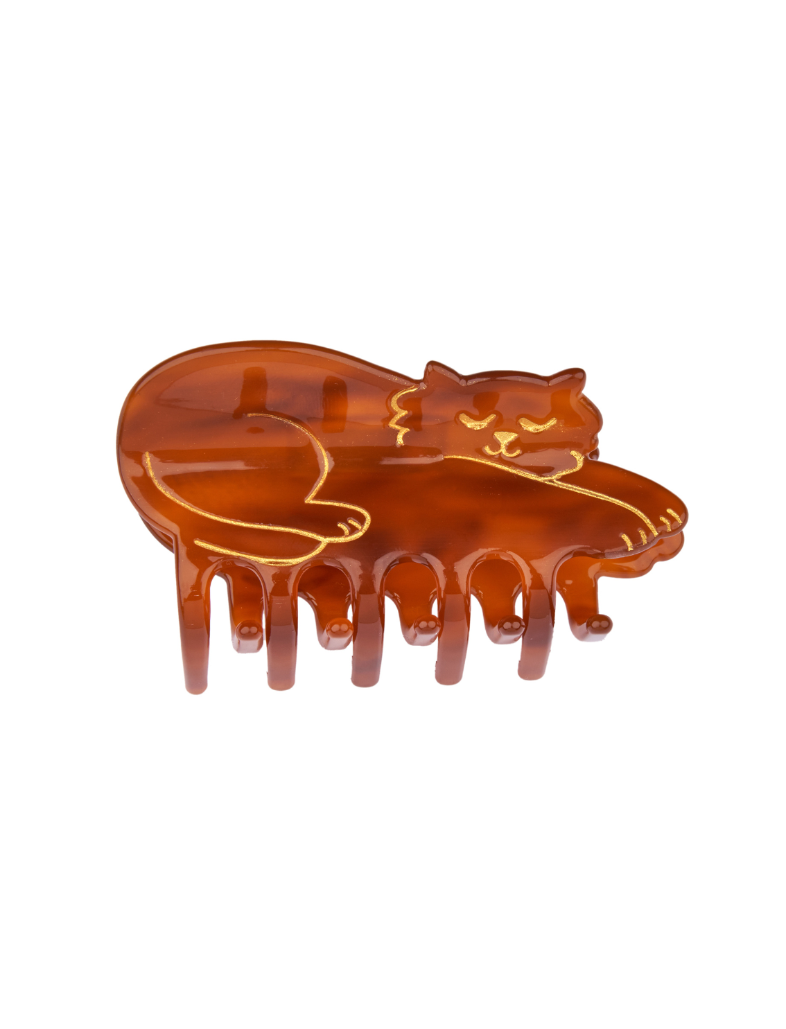 קליפס לשיער Brown Cat
