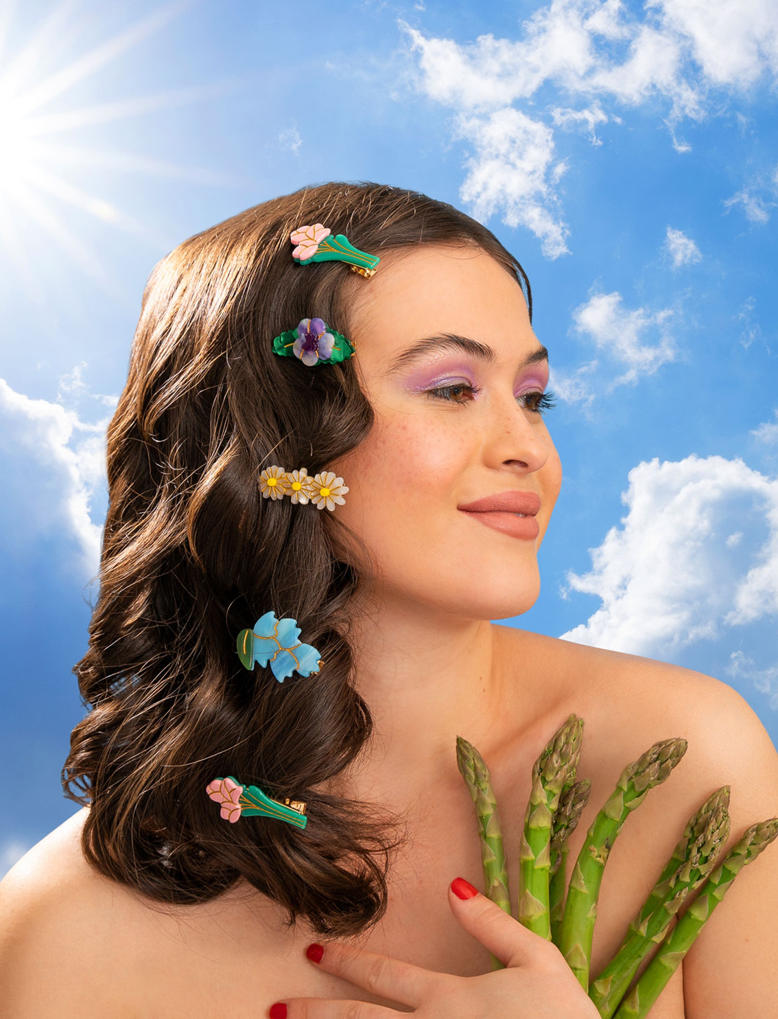 סיכה לשיער Tulips