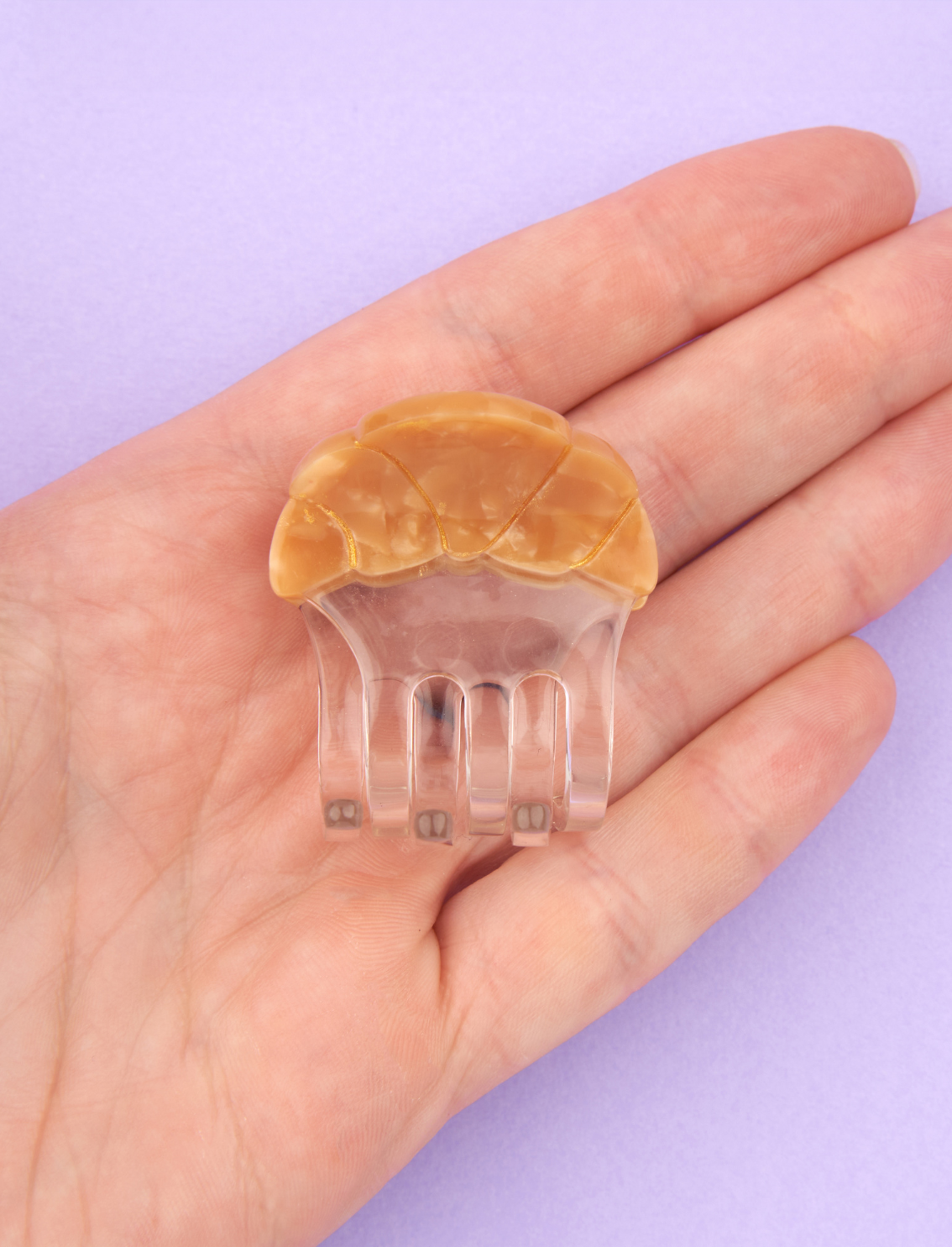 מיני קליפס לשיער Croissant