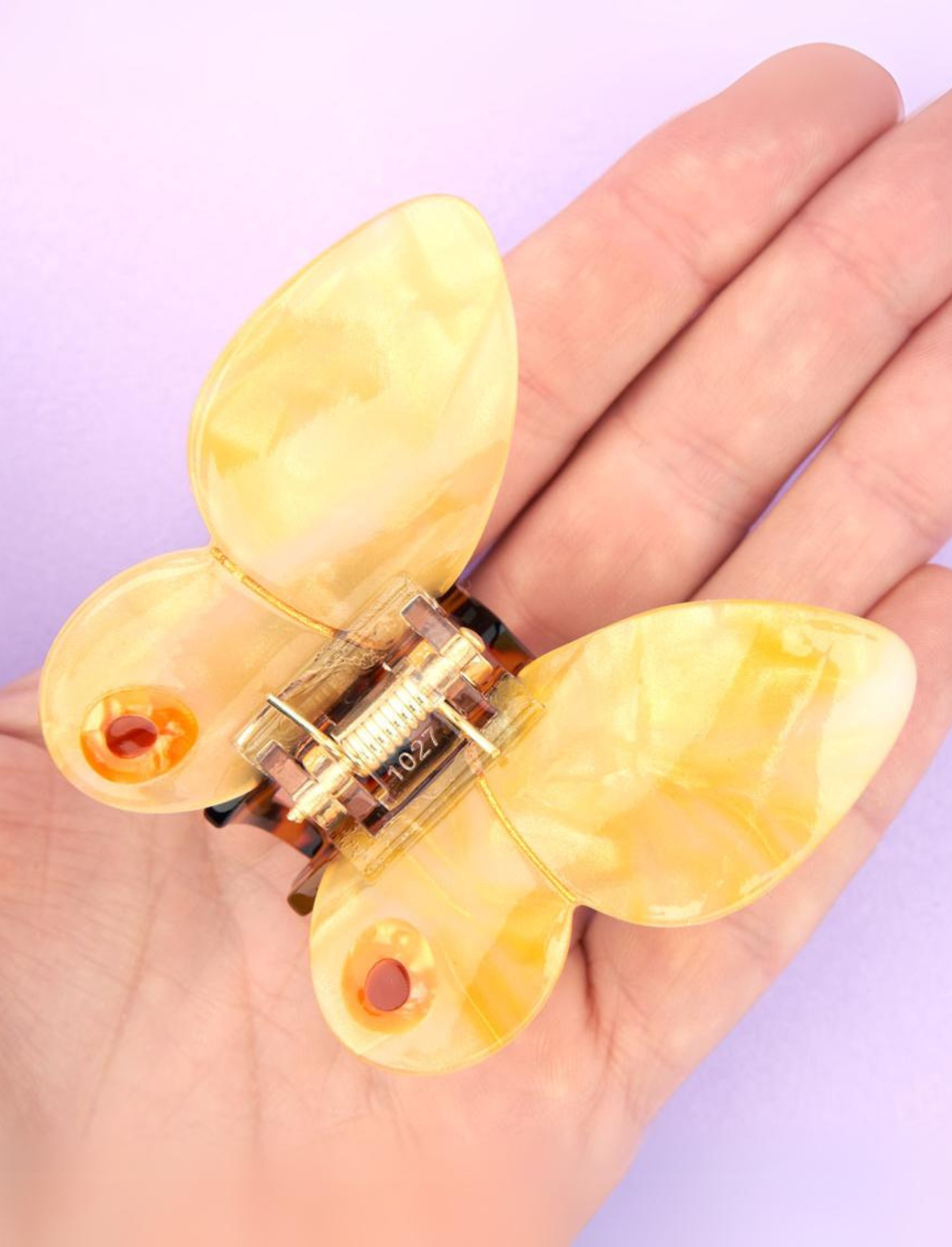 קליפס לשיער Yellow Butterfly