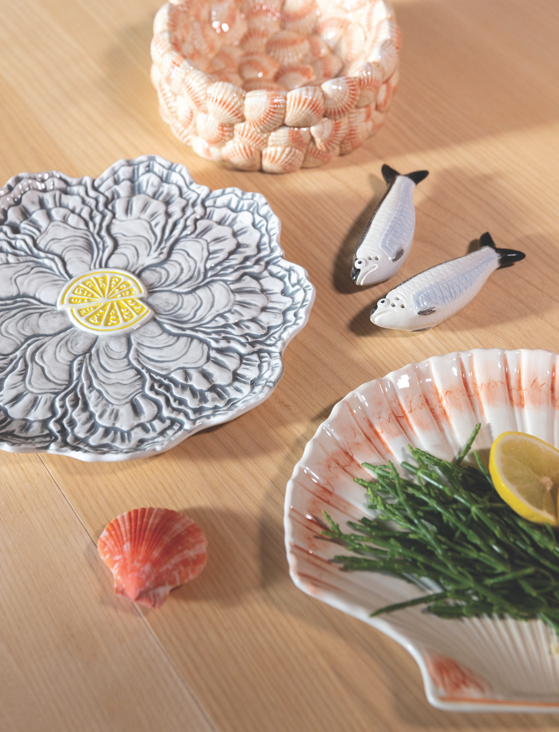 צלחת הגשה Scallop