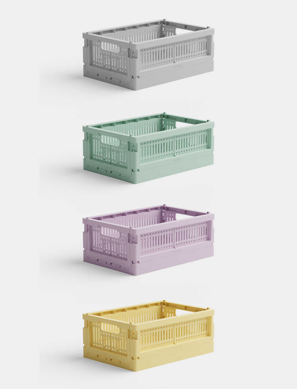 באנדל 4 ארגזי אחסון Mini 80's