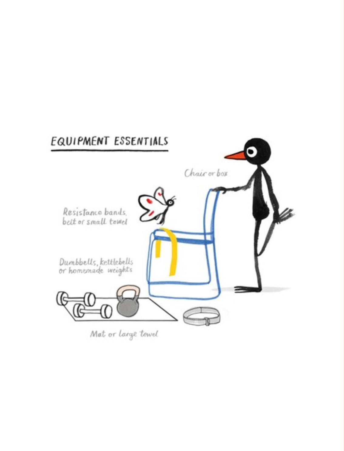 ספר התעמלות How to Be a Fit Bird