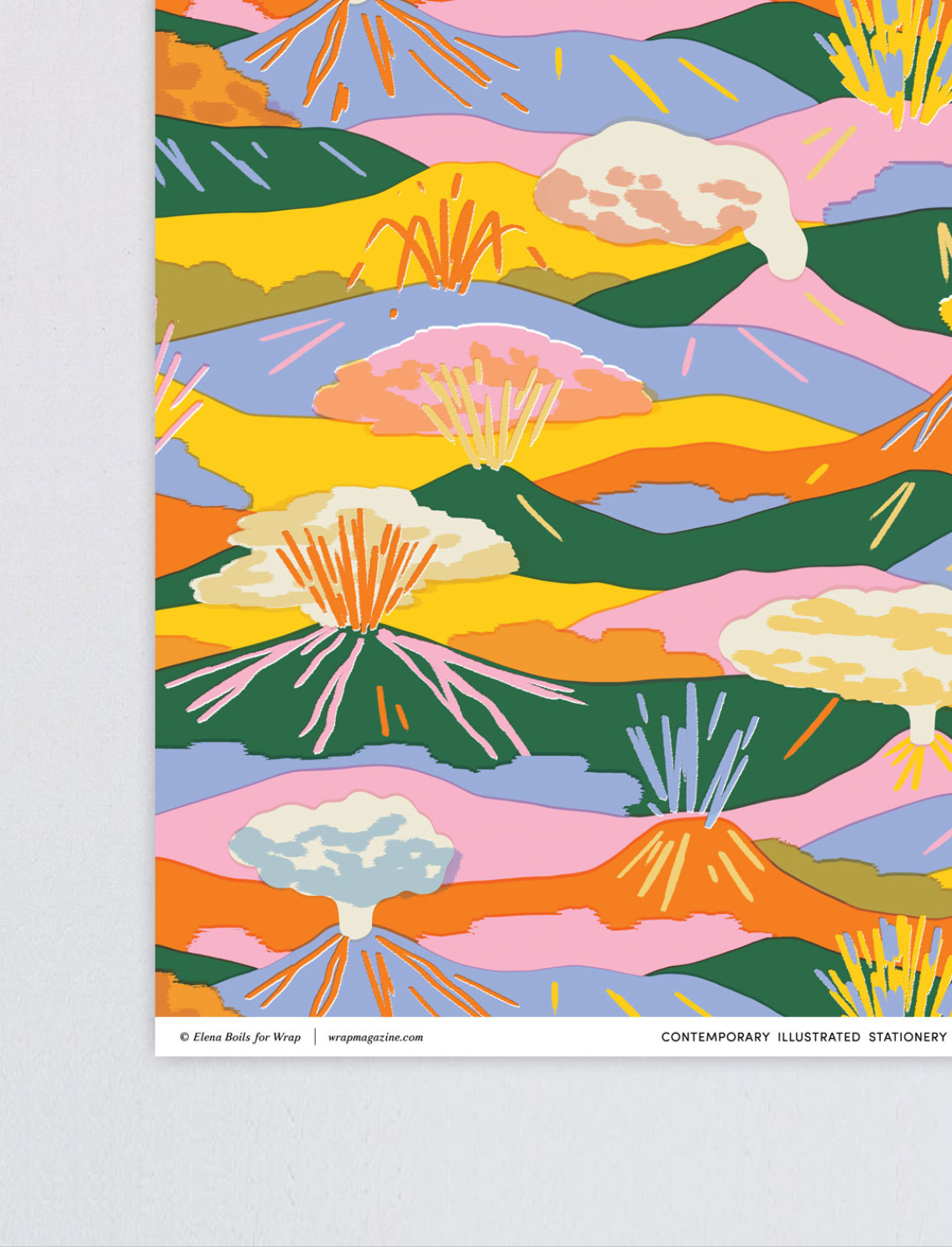 נייר עטיפה Volcanoes