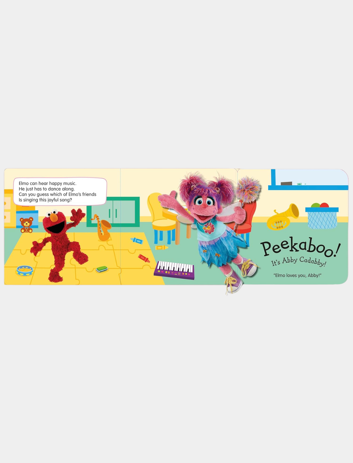 ספר פופ אפ: Peekaboo! Elmo Loves You
