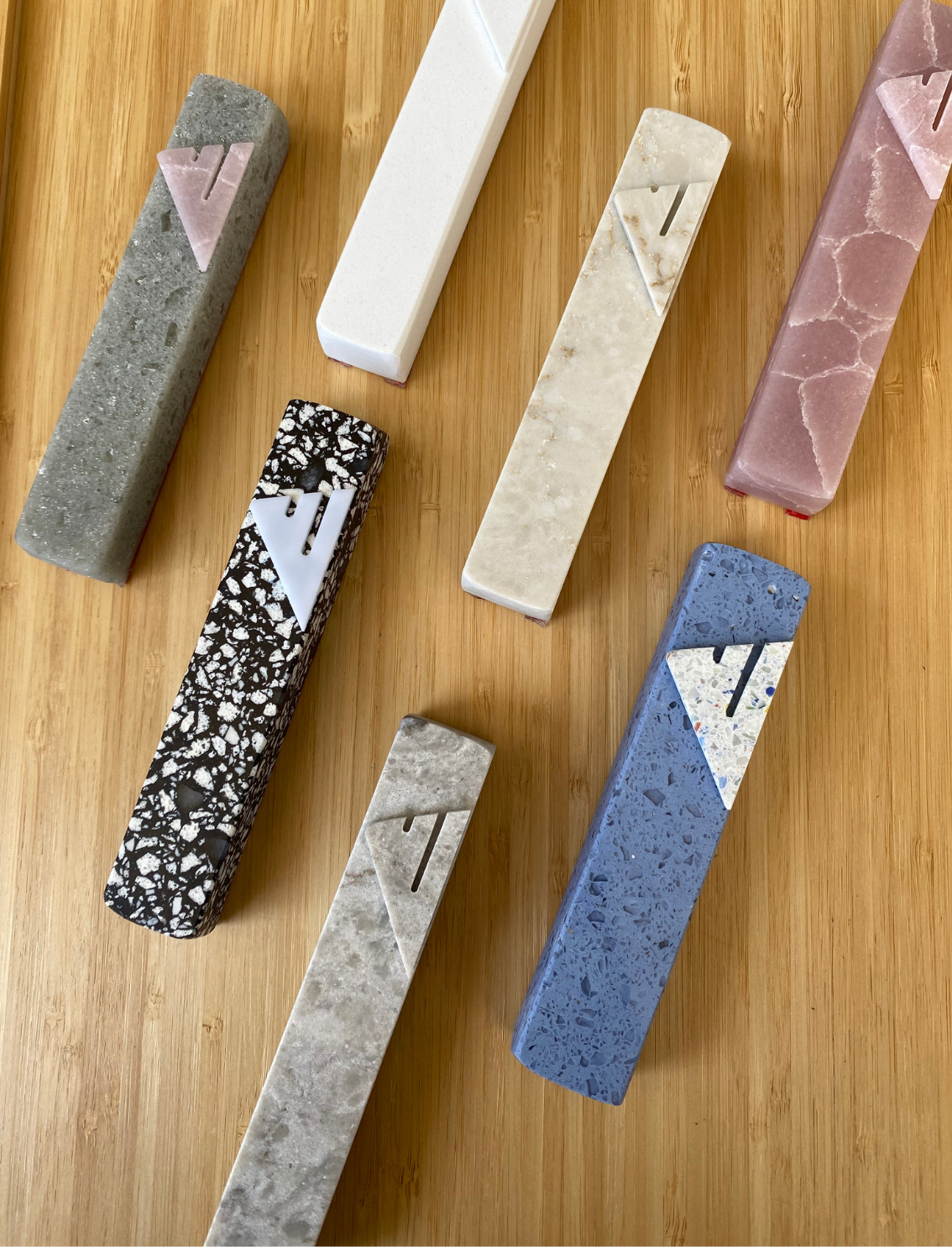 בית מזוזה Blue Terrazzo