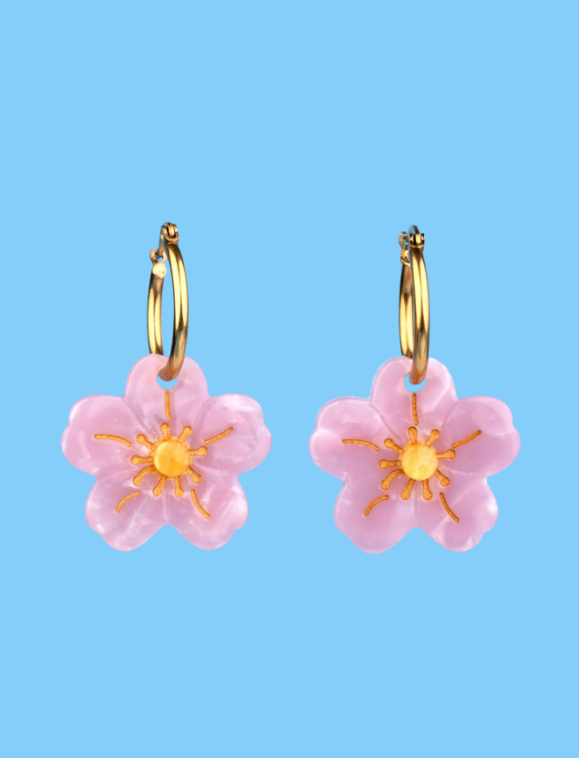 זוג עגילים תלויים Sakura