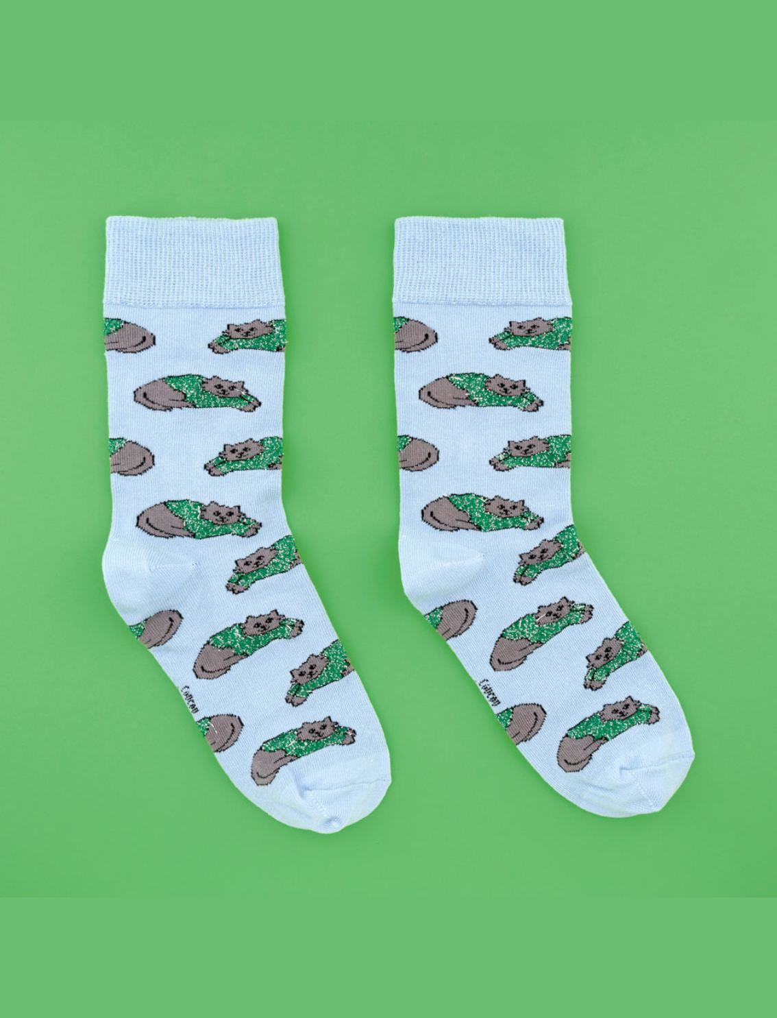 גרבי כותנה Glittery Cat