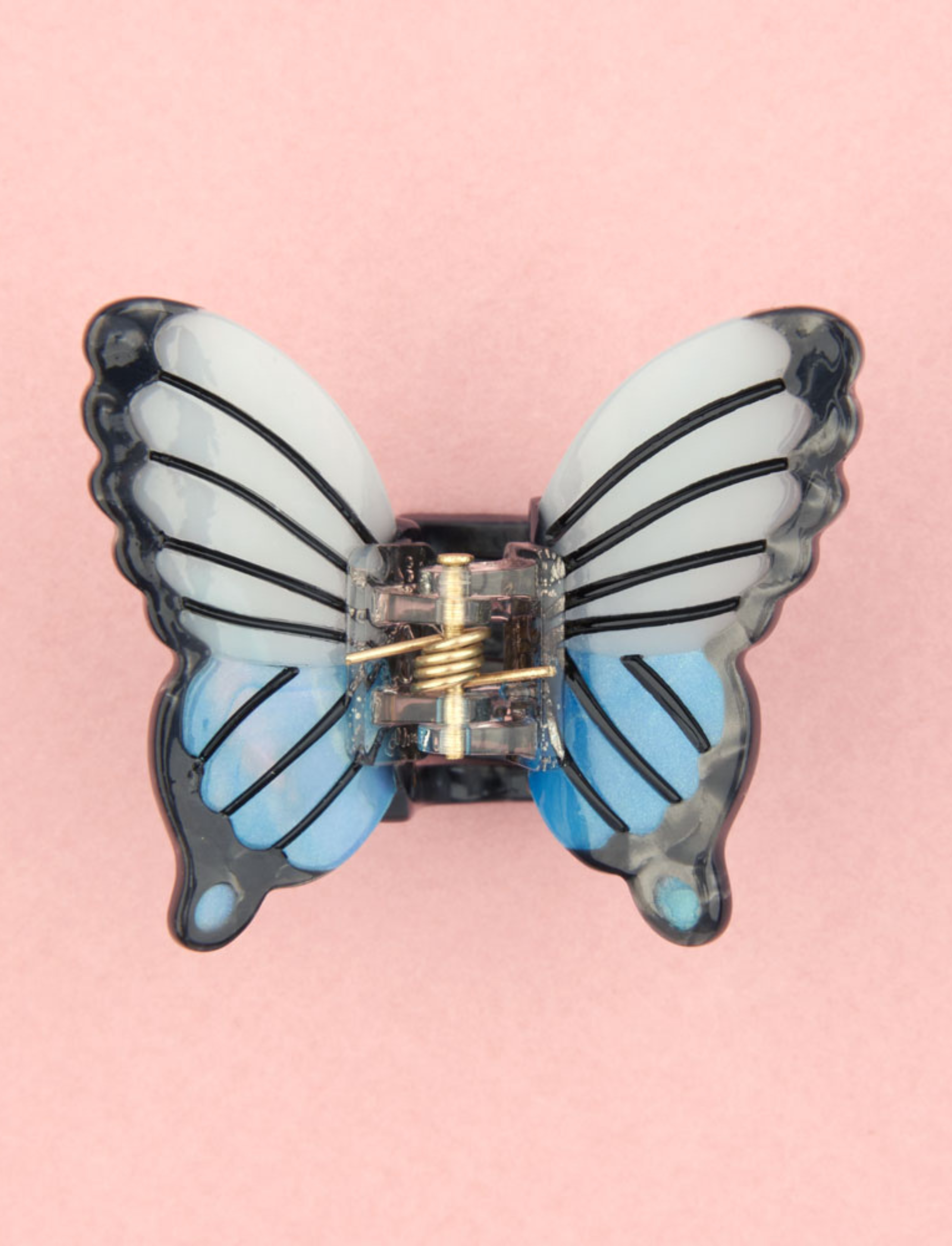 מיני קליפס לשיער Blue Butterfly