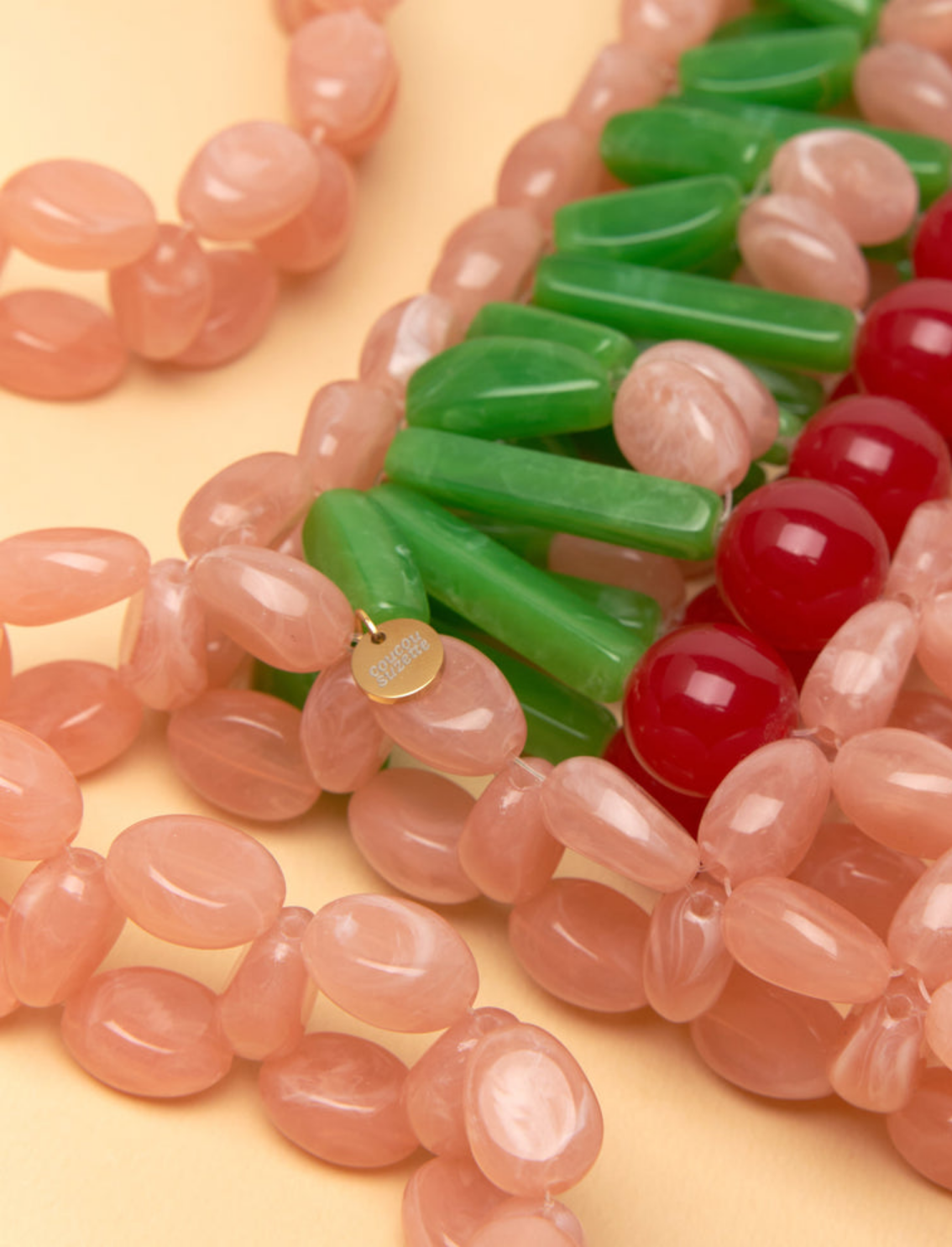תיק צד חרוזים Cherry