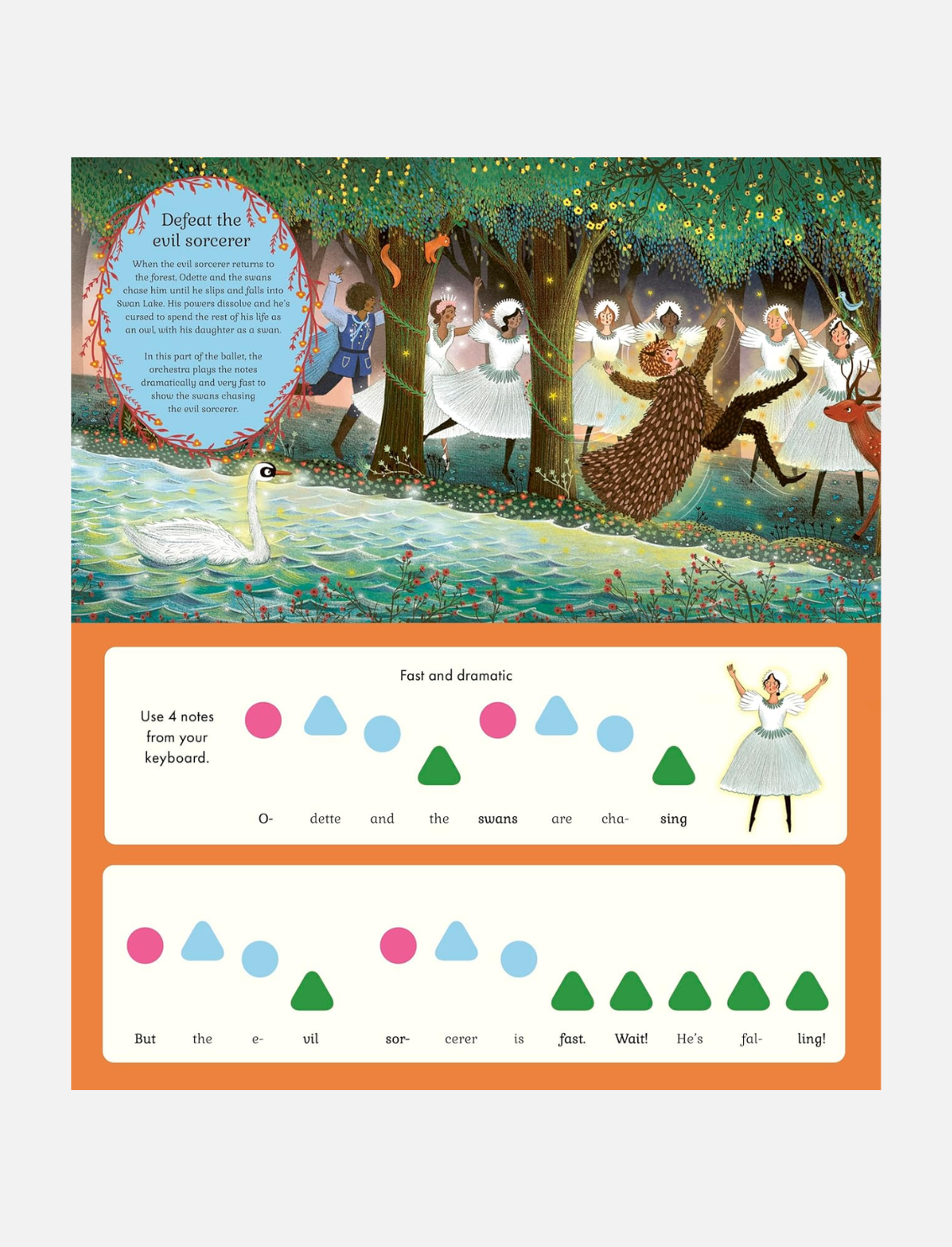 ספר מנגן Swan Lake