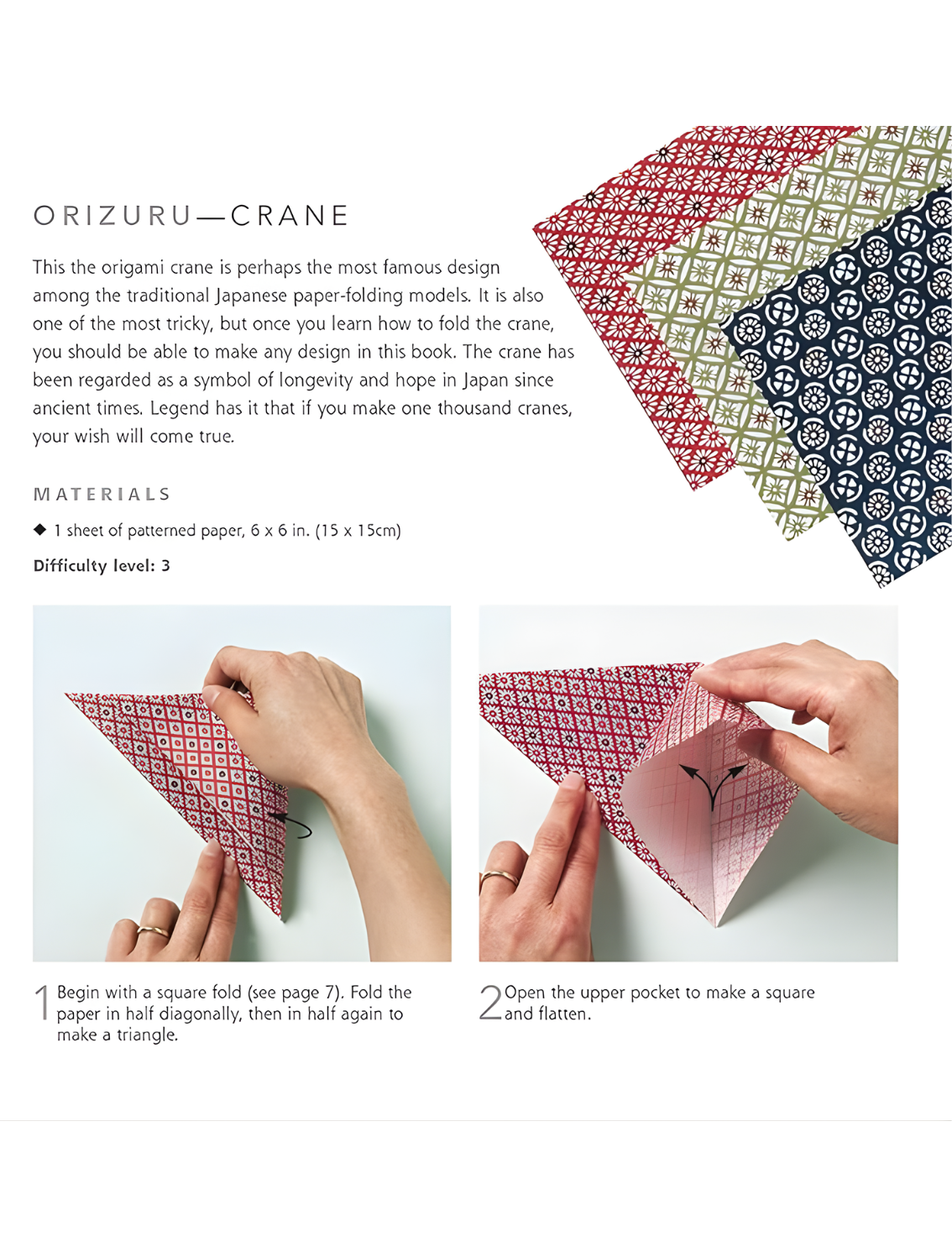סט אוריגמי Japanese Style