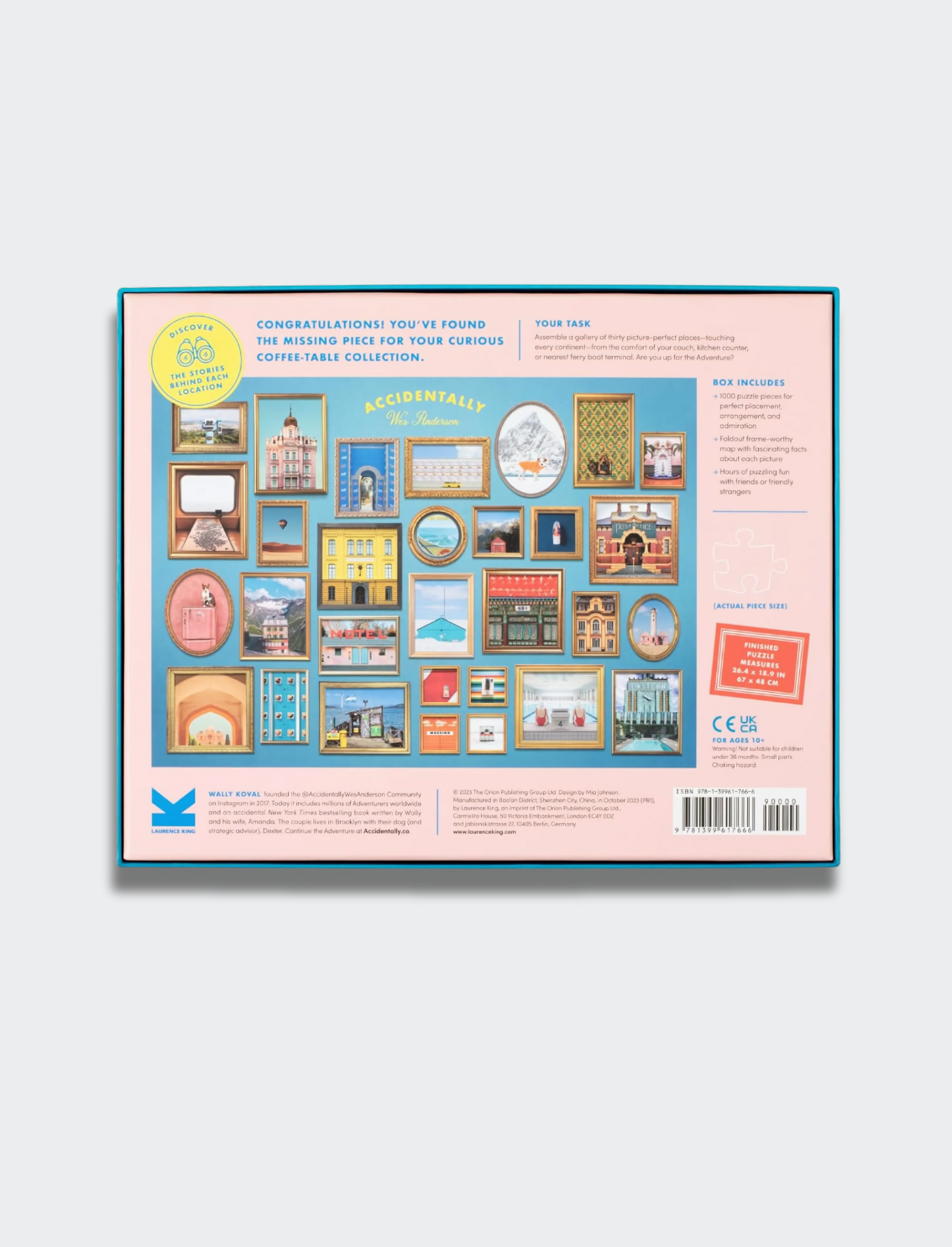 פאזל 1000 חלקים Wes Anderson