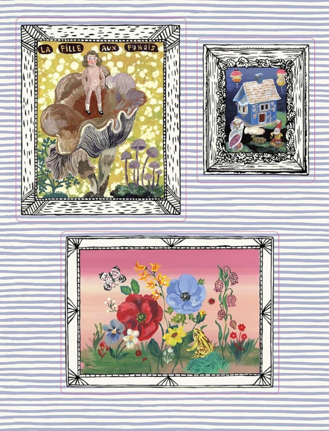 ספר מדבקות מאוירות Nathalie Lété