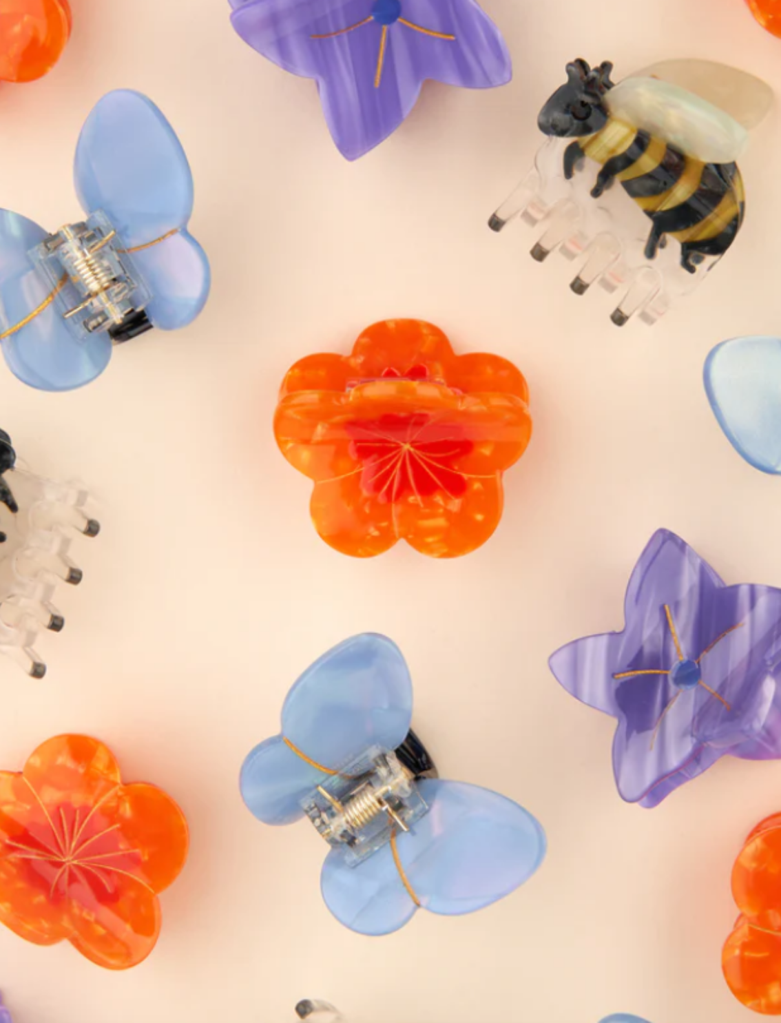 מיני קליפס לשיער Bee