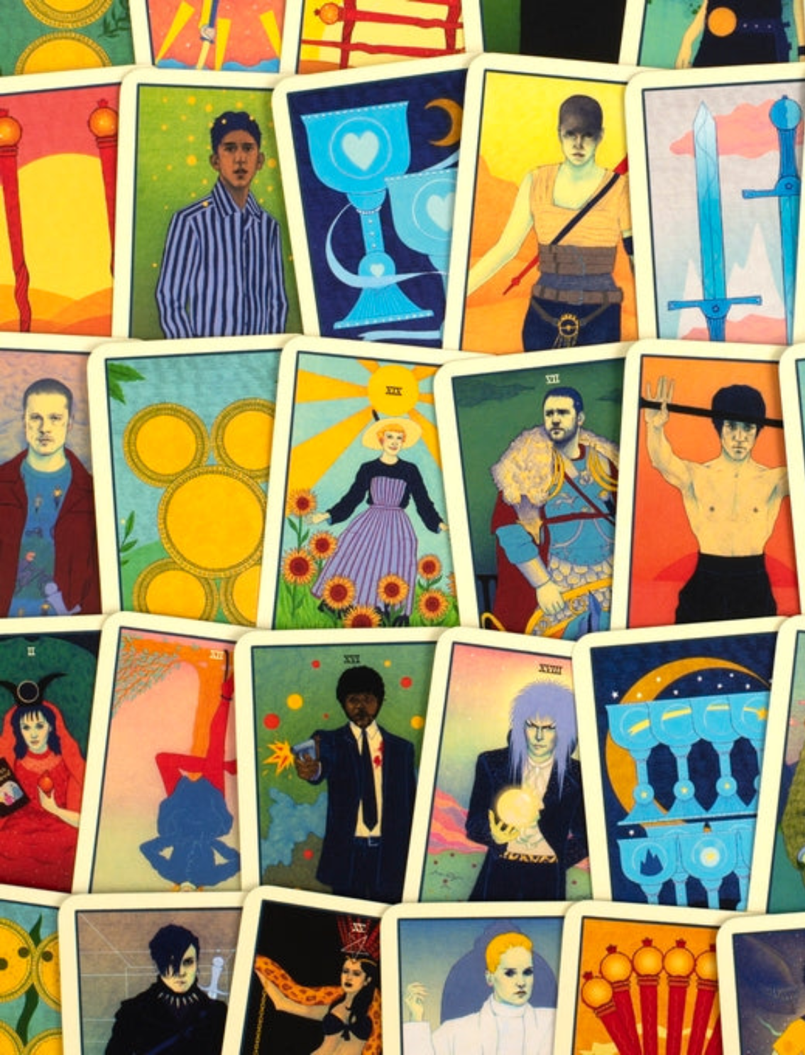 מיני מארז קלפים Movie Tarot