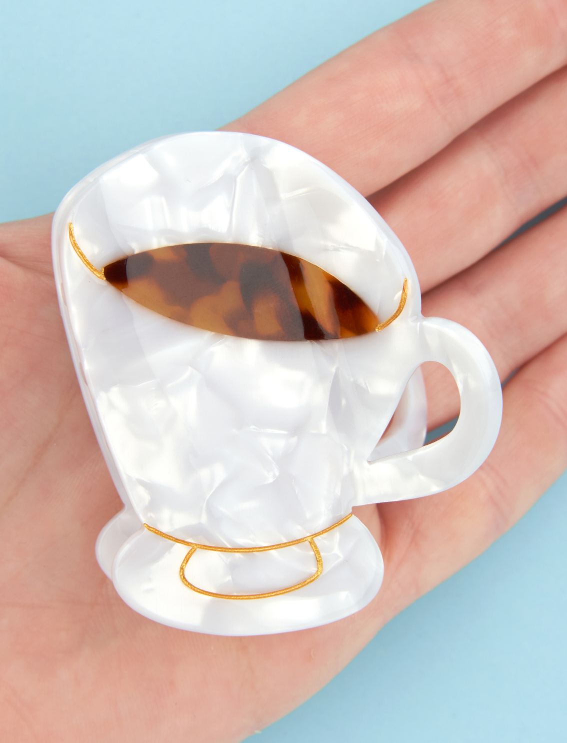 קליפס לשיער Coffee