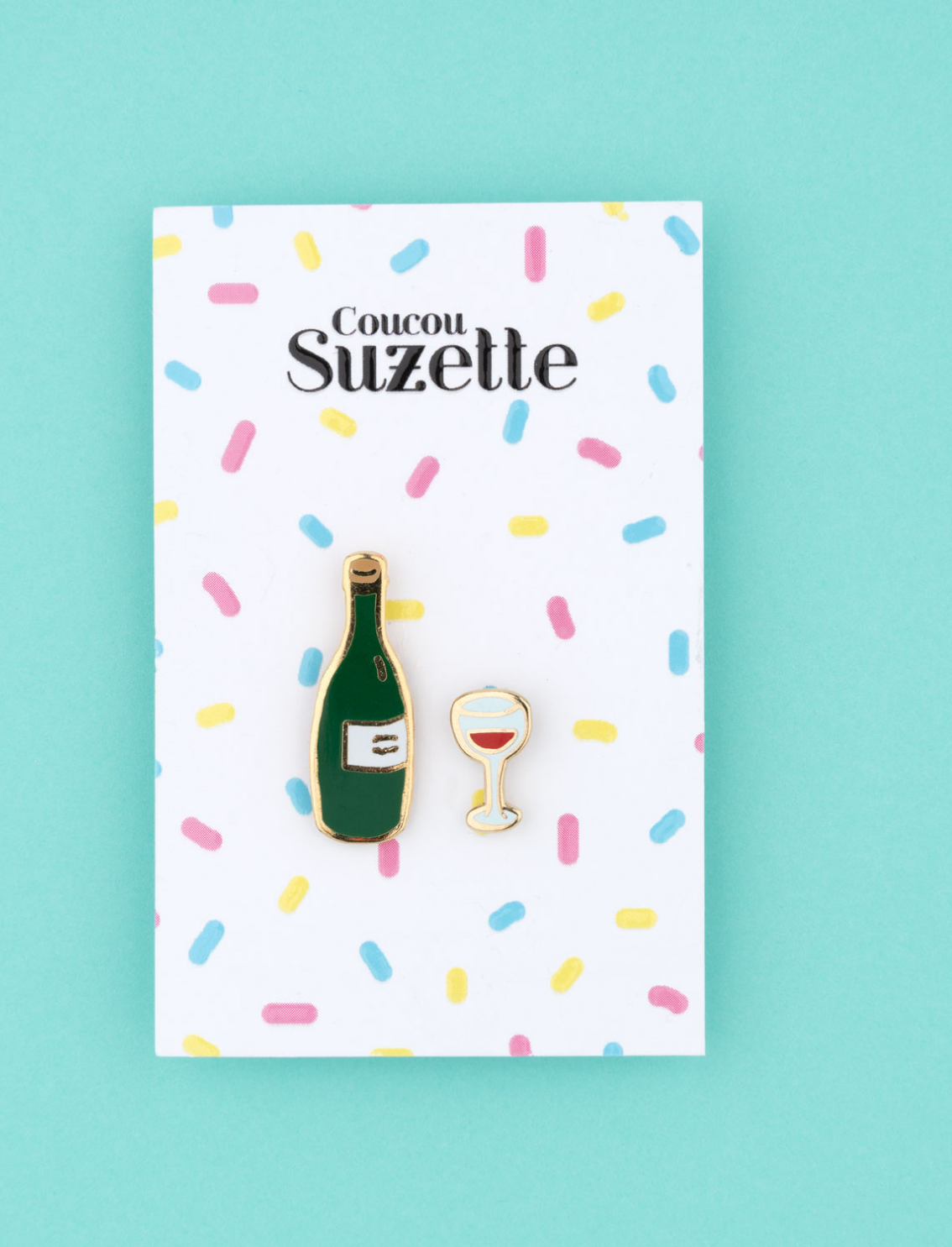 סט סיכות דש Wine