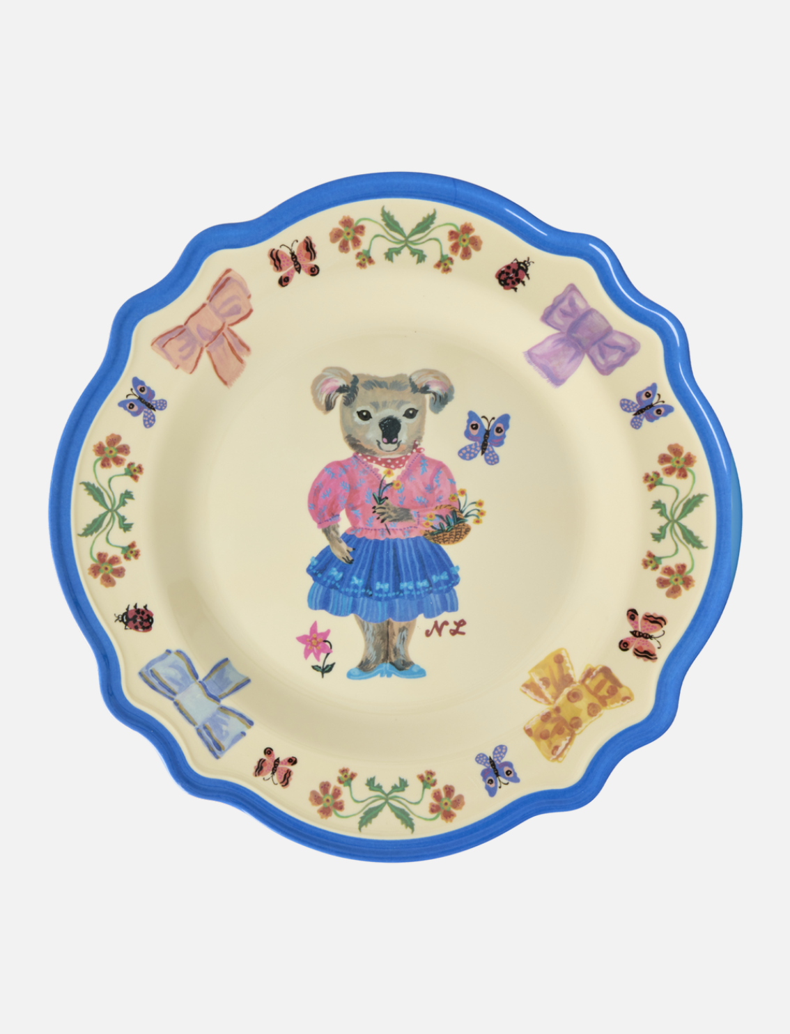 צלחת מלמין גדולה Ms. Koala
