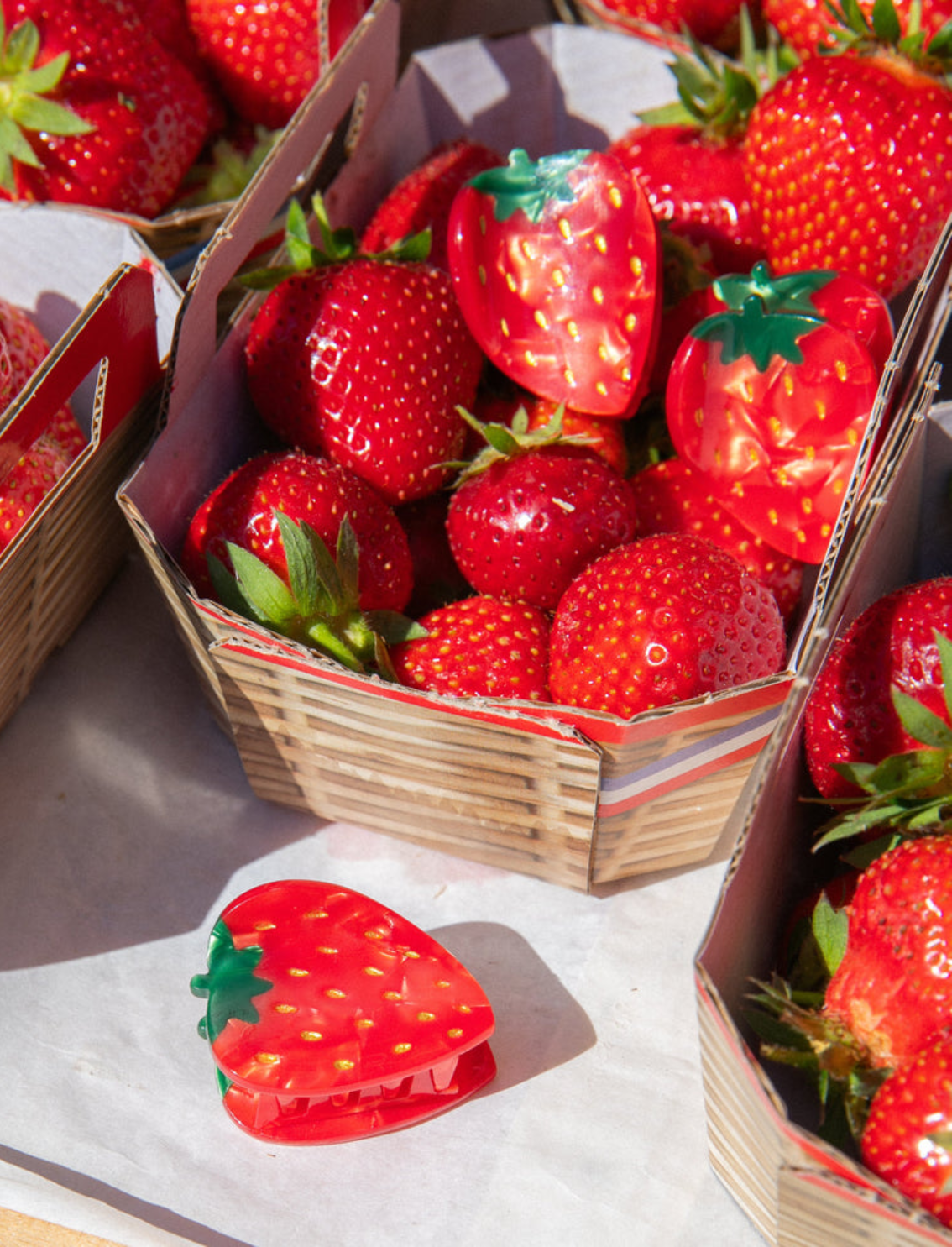 קליפס לשיער Strawberry