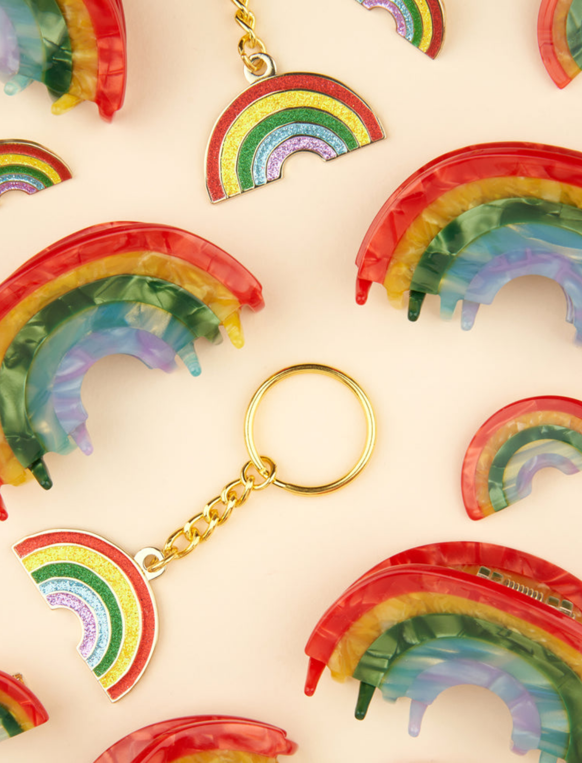 קליפס לשיער Rainbow