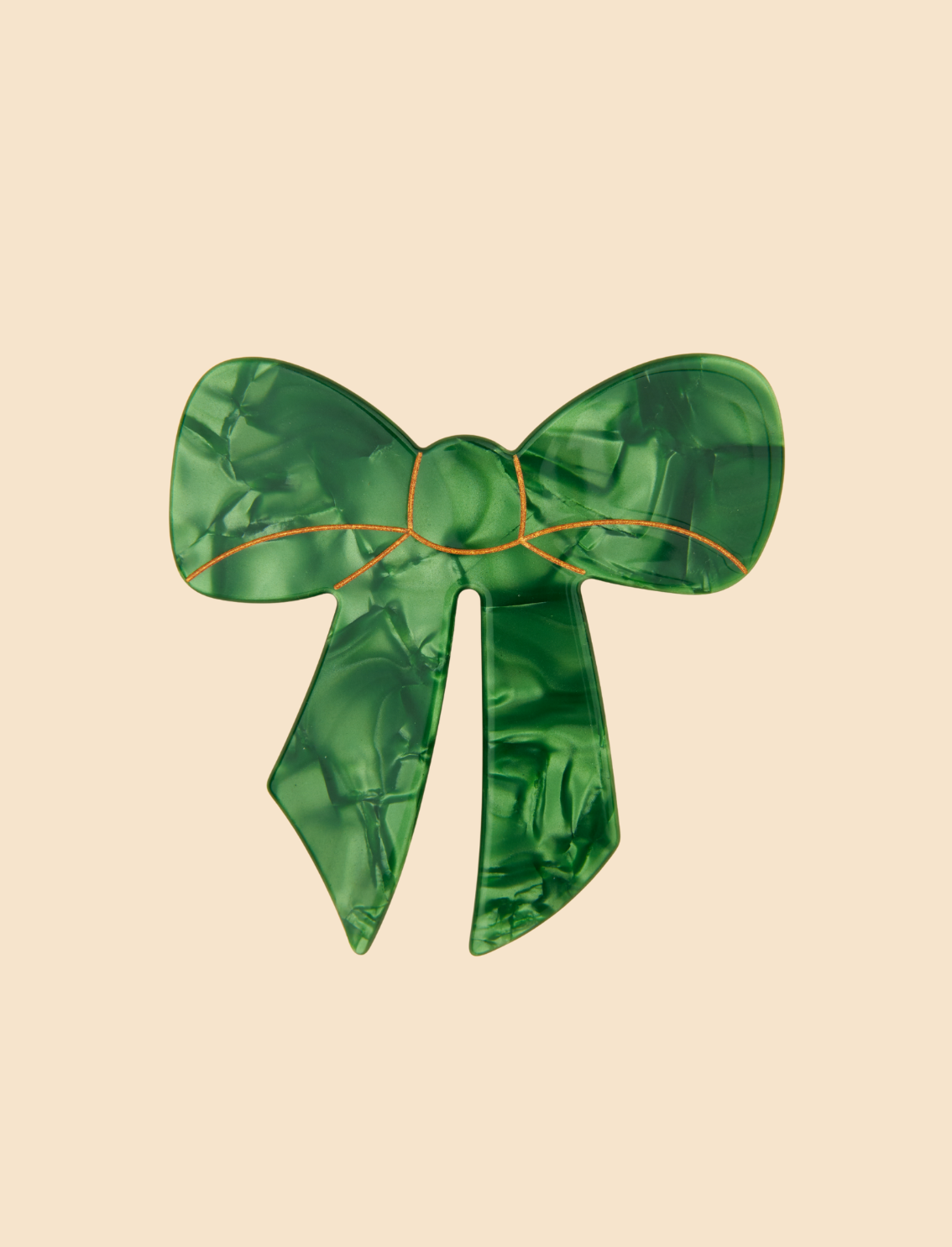 קליפס ברט לשיער Green Bow