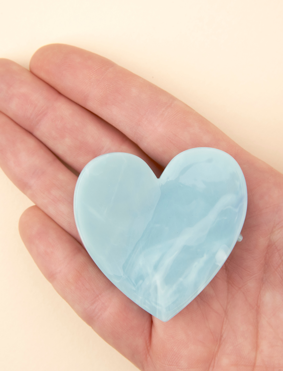 קליפס לשיער Blue Heart