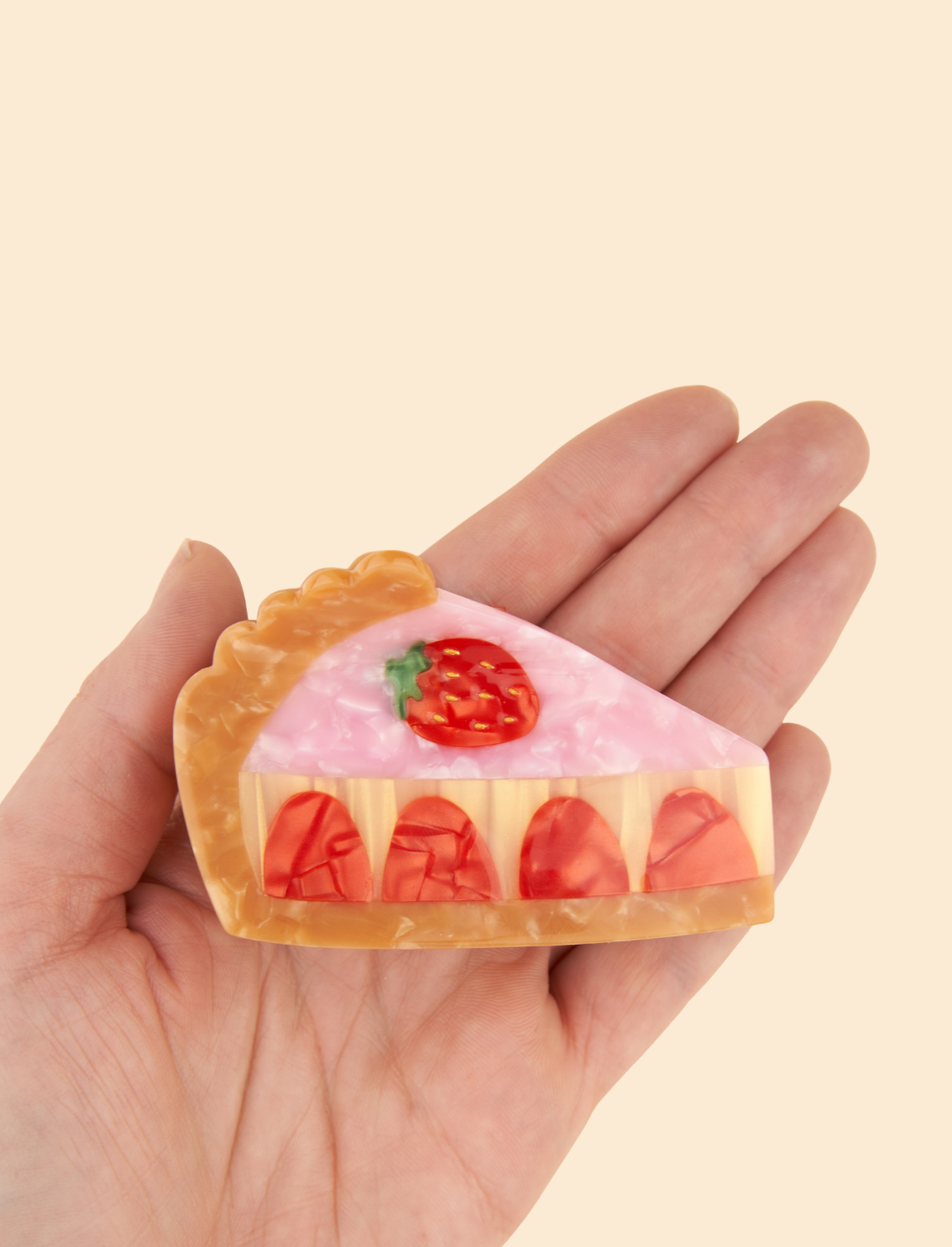 קליפס לשיער Strawberry Cake