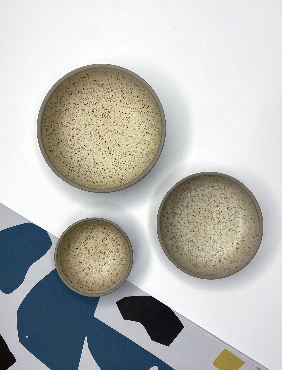 סט 3 קוקוטים Dot Cream