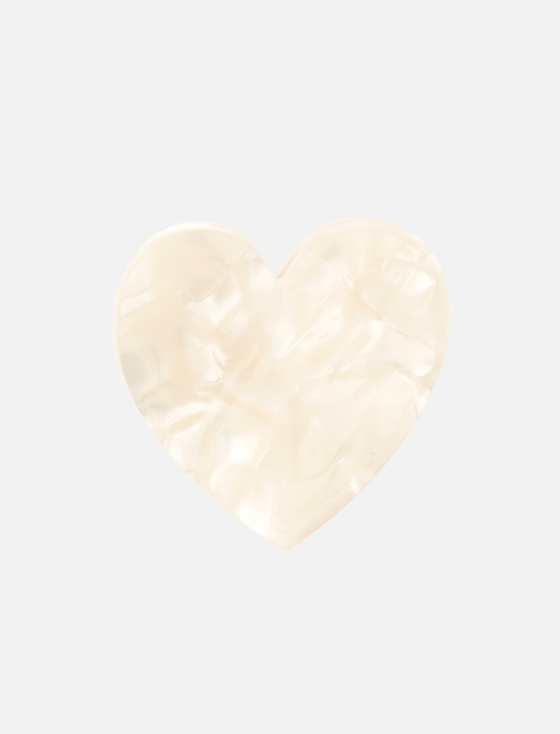 קליפס לשיער White Heart