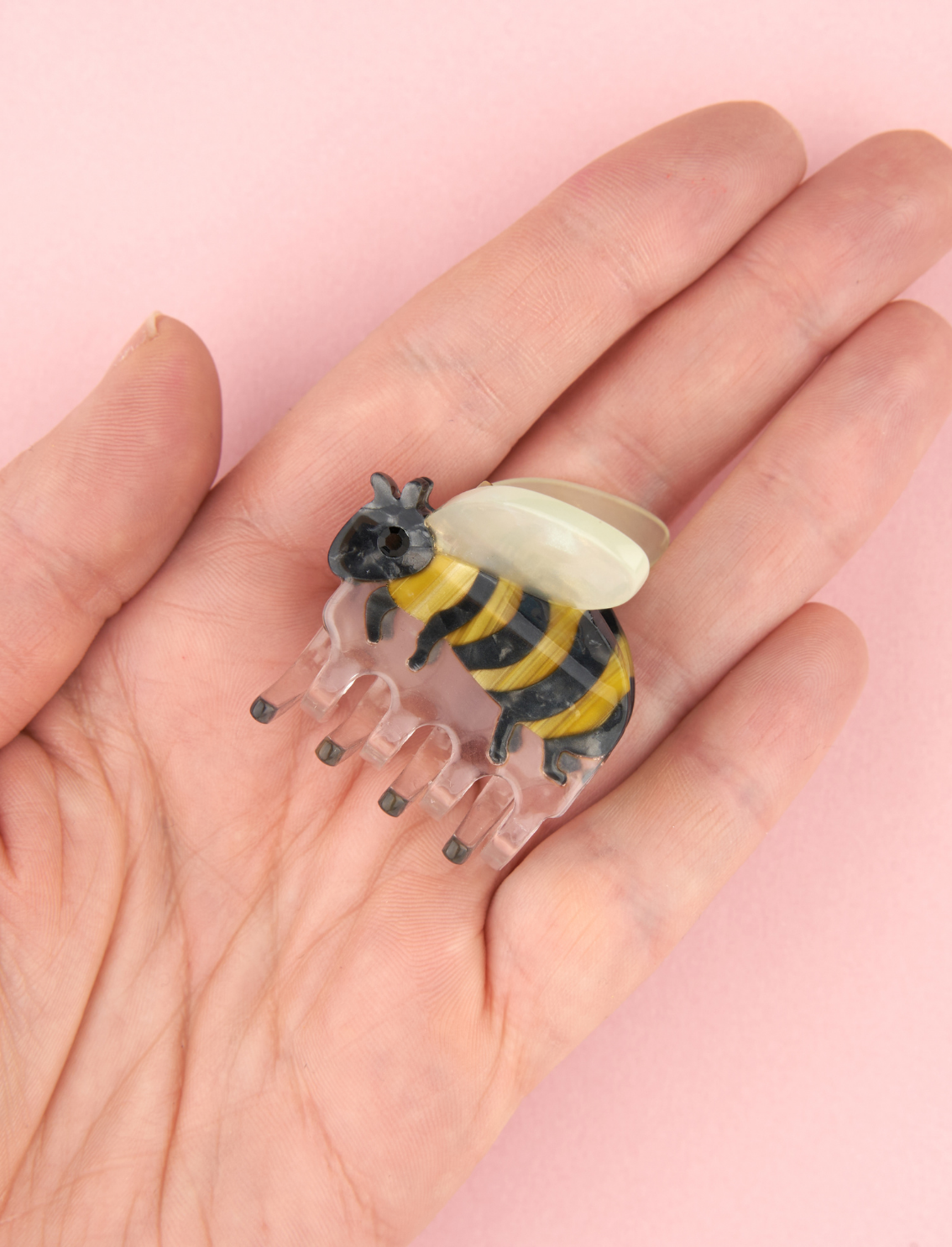 מיני קליפס לשיער Bee