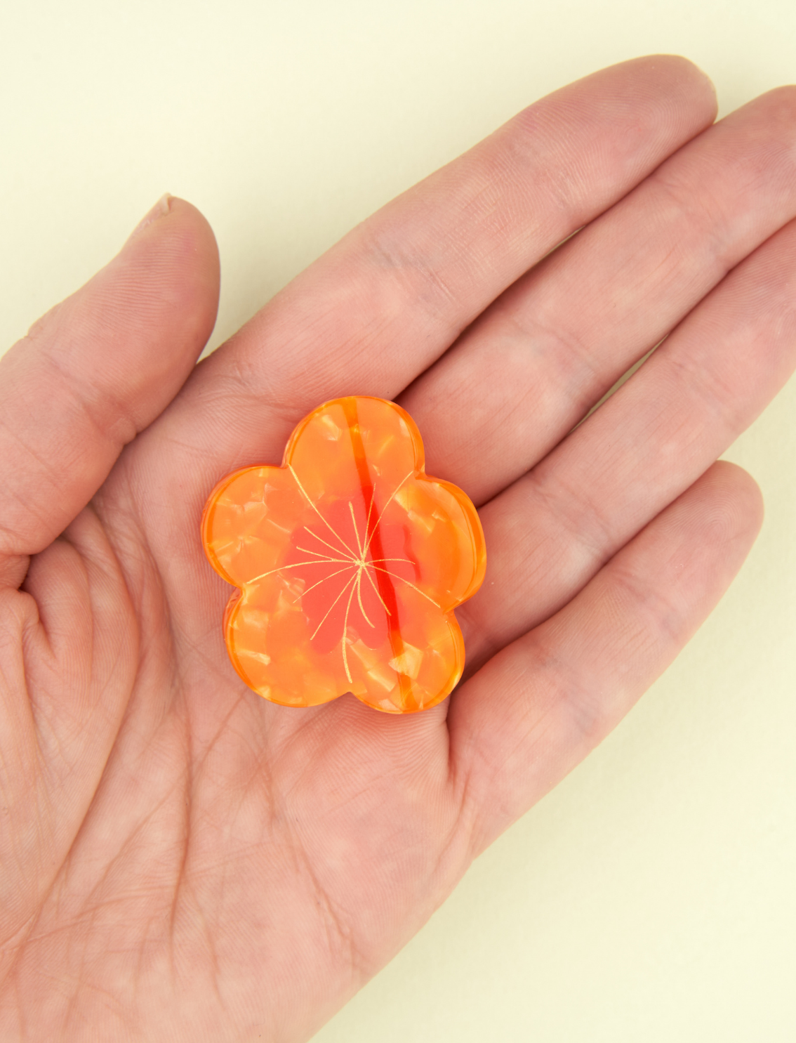 מיני קליפס לשיער Nasturtium