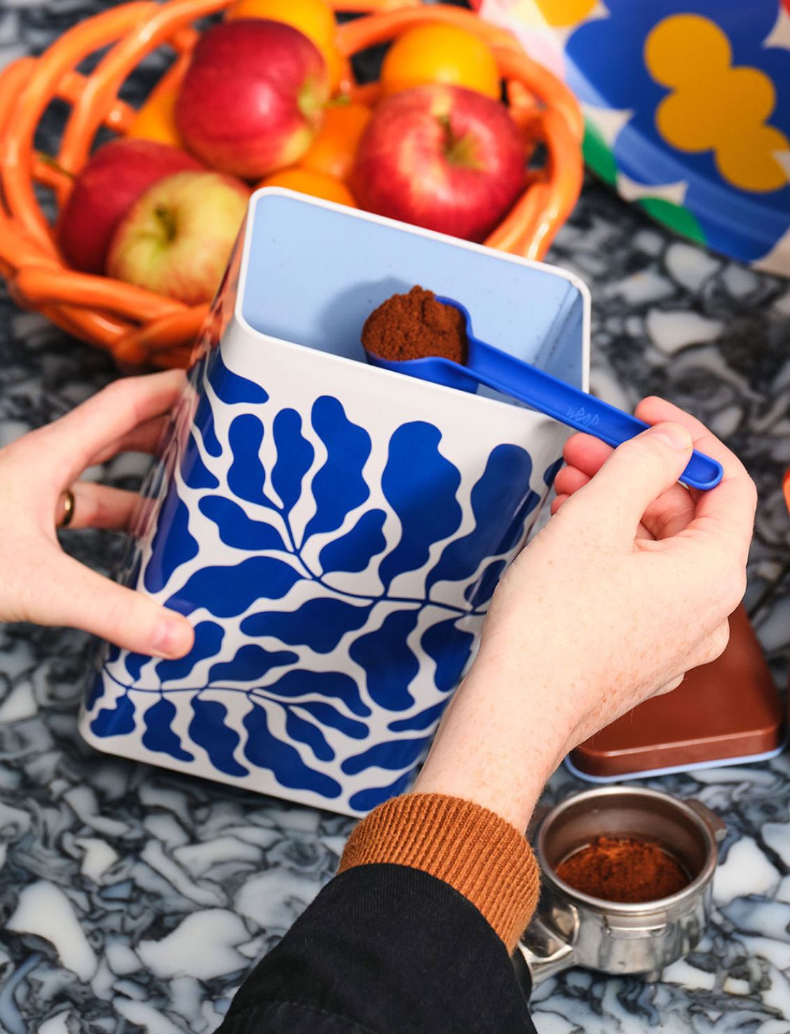 קופסת פח Leaves