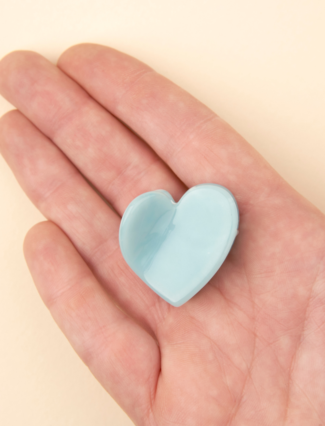 מיני קליפס לשיער Blue Heart