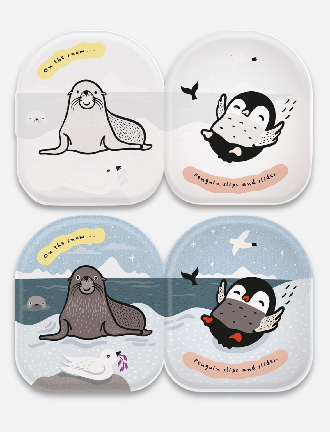 ספר אמבטיה Penguin & Friends