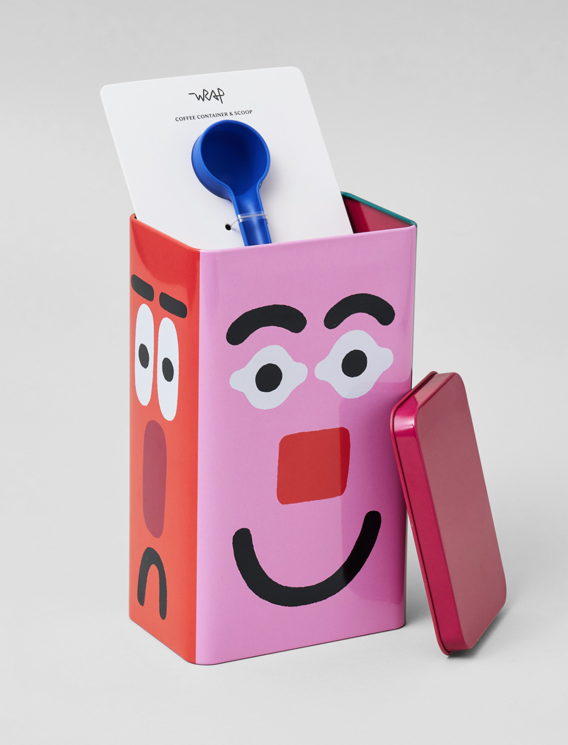 קופסת פח Faces