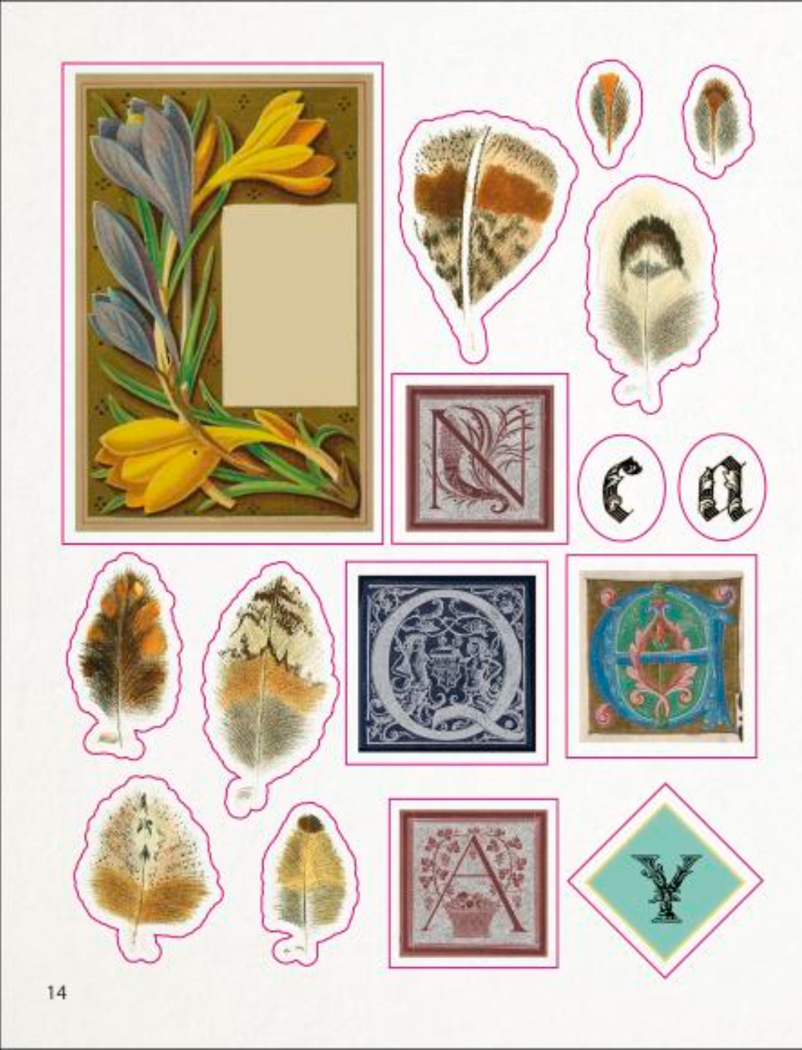ספר מדבקות: The Bees, Birds & Butterflies Sticker Anthology