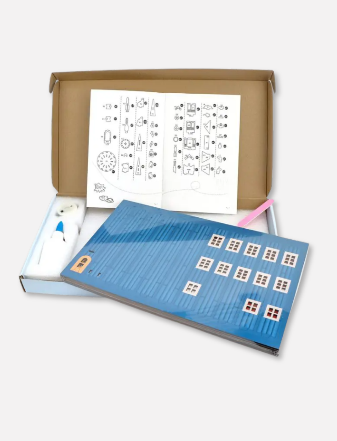 מנורת עץ להרכבה Moomin House