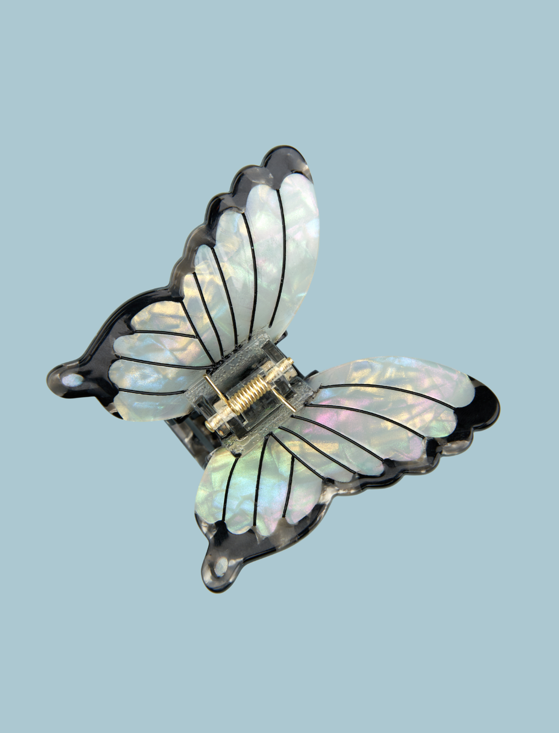 קליפס לשיער White Butterfly