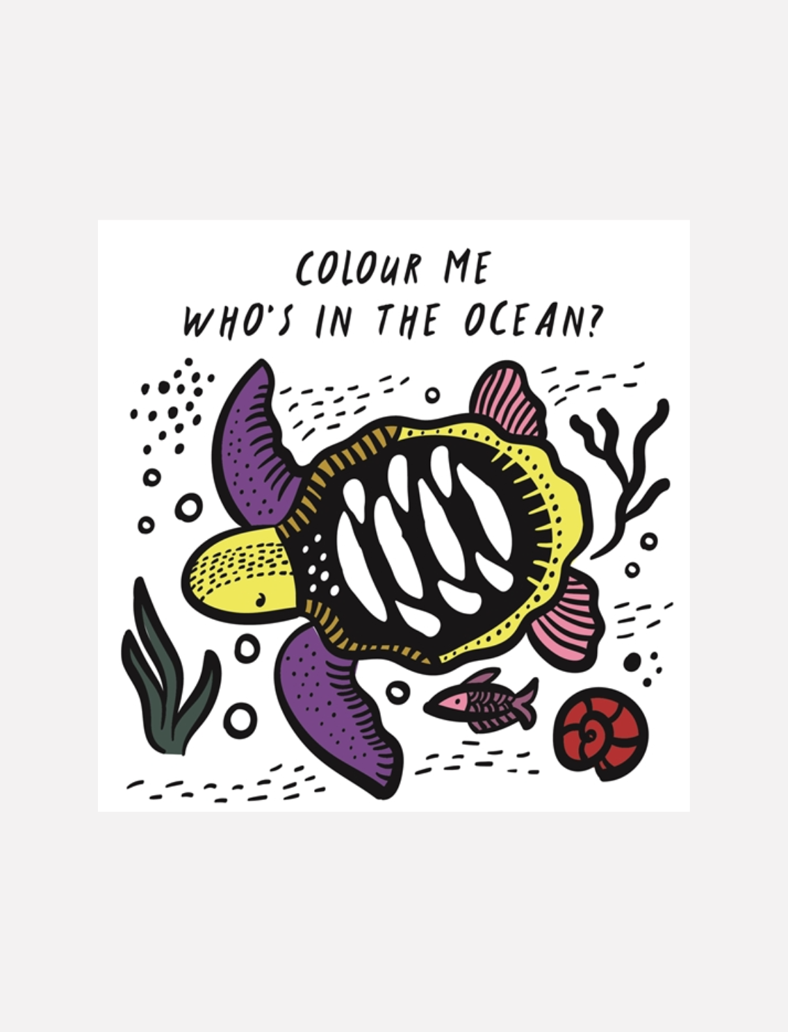 ספר אמבטיה Who's in the Ocean?