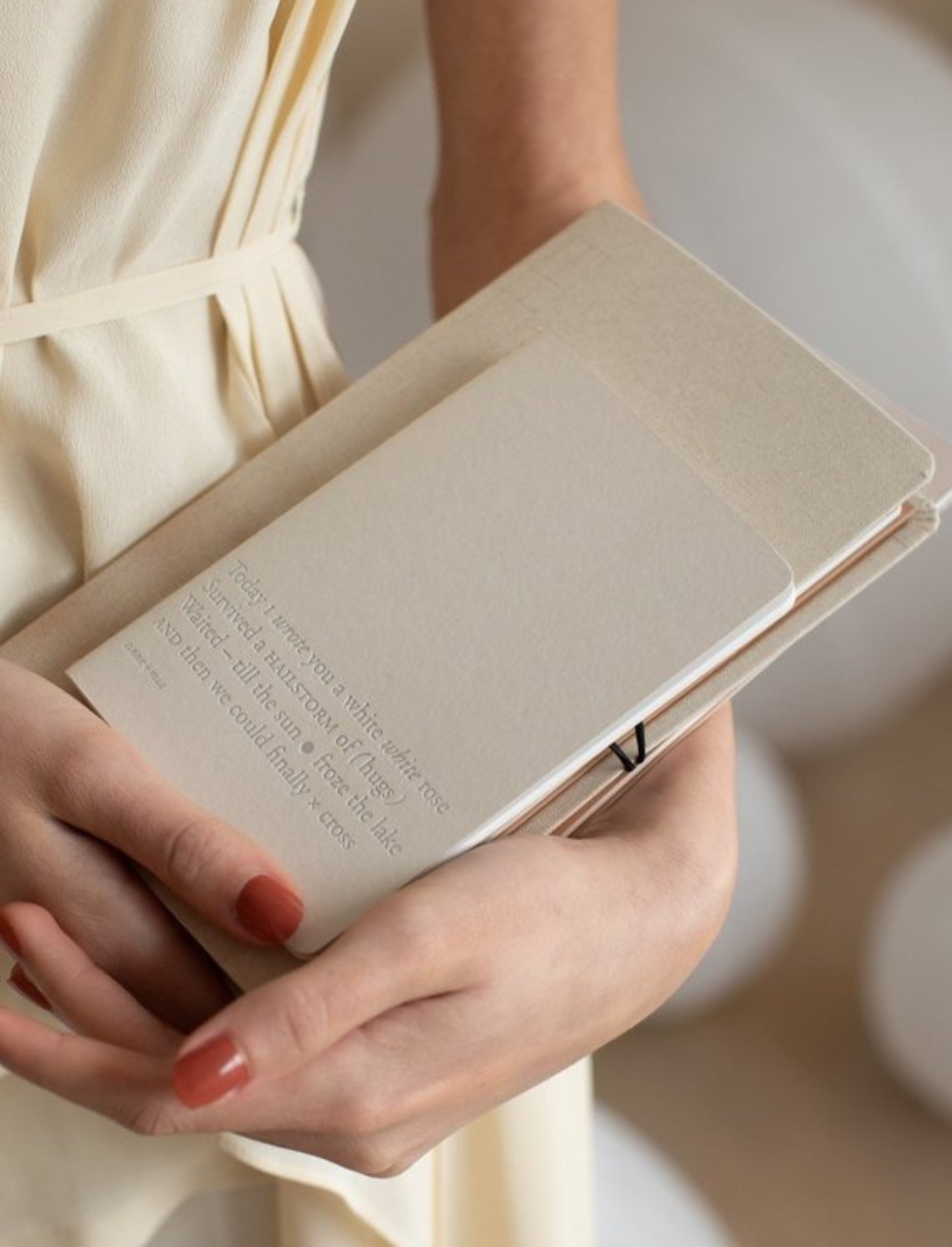 יומן כיס A6 Cloud Dancer