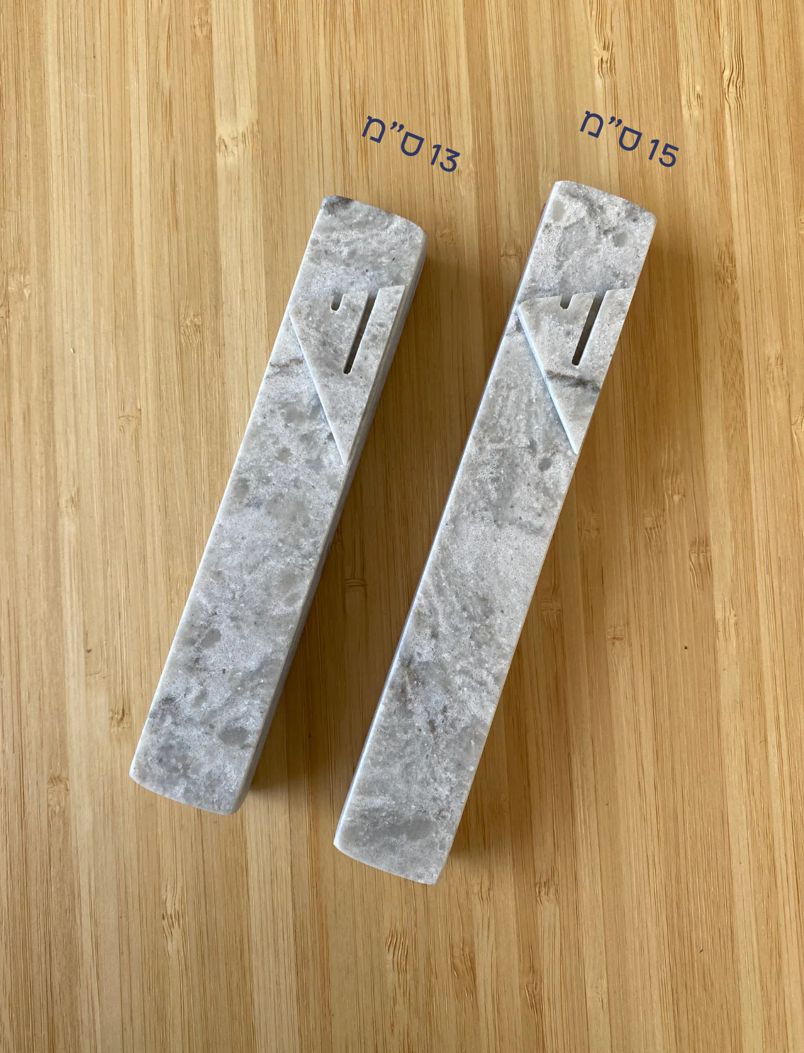 בית מזוזה Grey Marble
